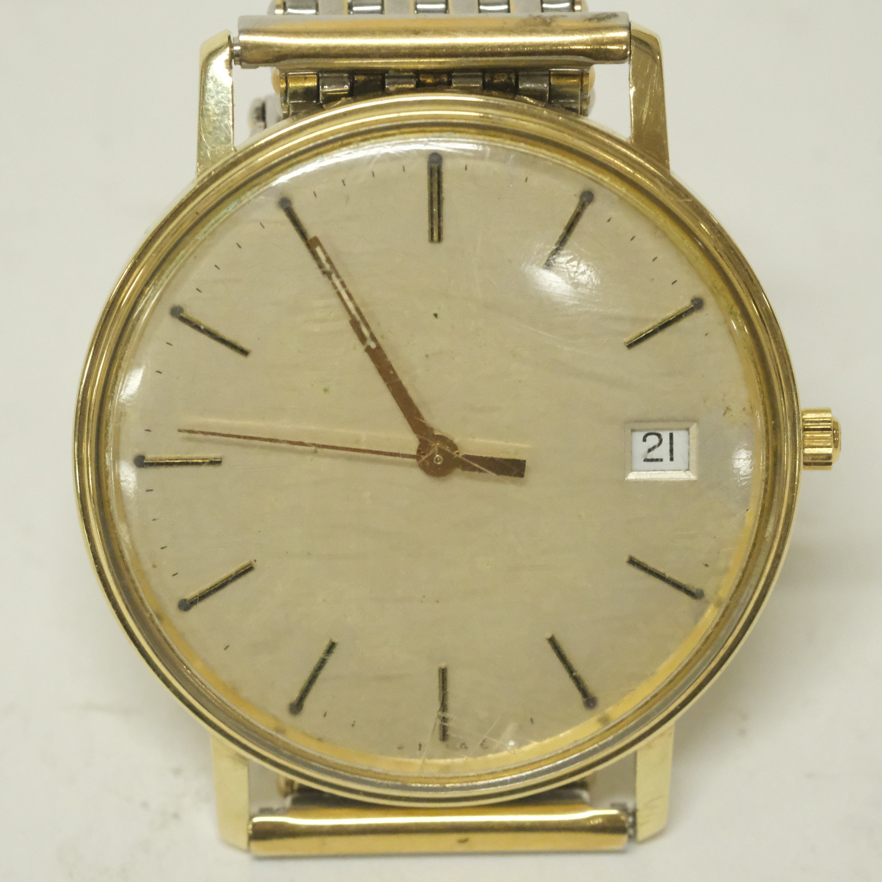 HERRARMBANDSUR, TISSOT, 14K GULD.