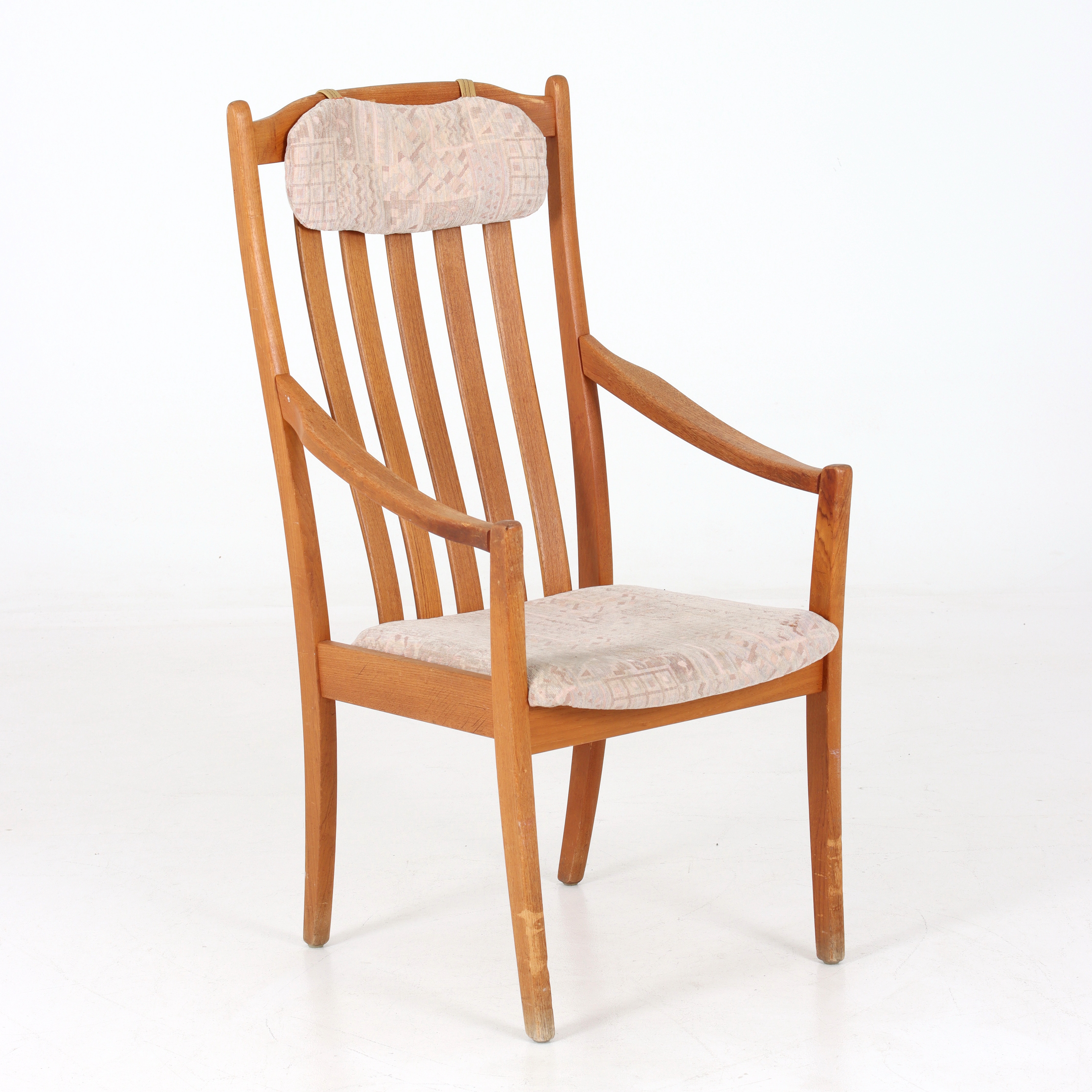 CARL-EWERT EKSTRÖM. Karmstol, teak, "Trasten", 1900-talets andra hälft.