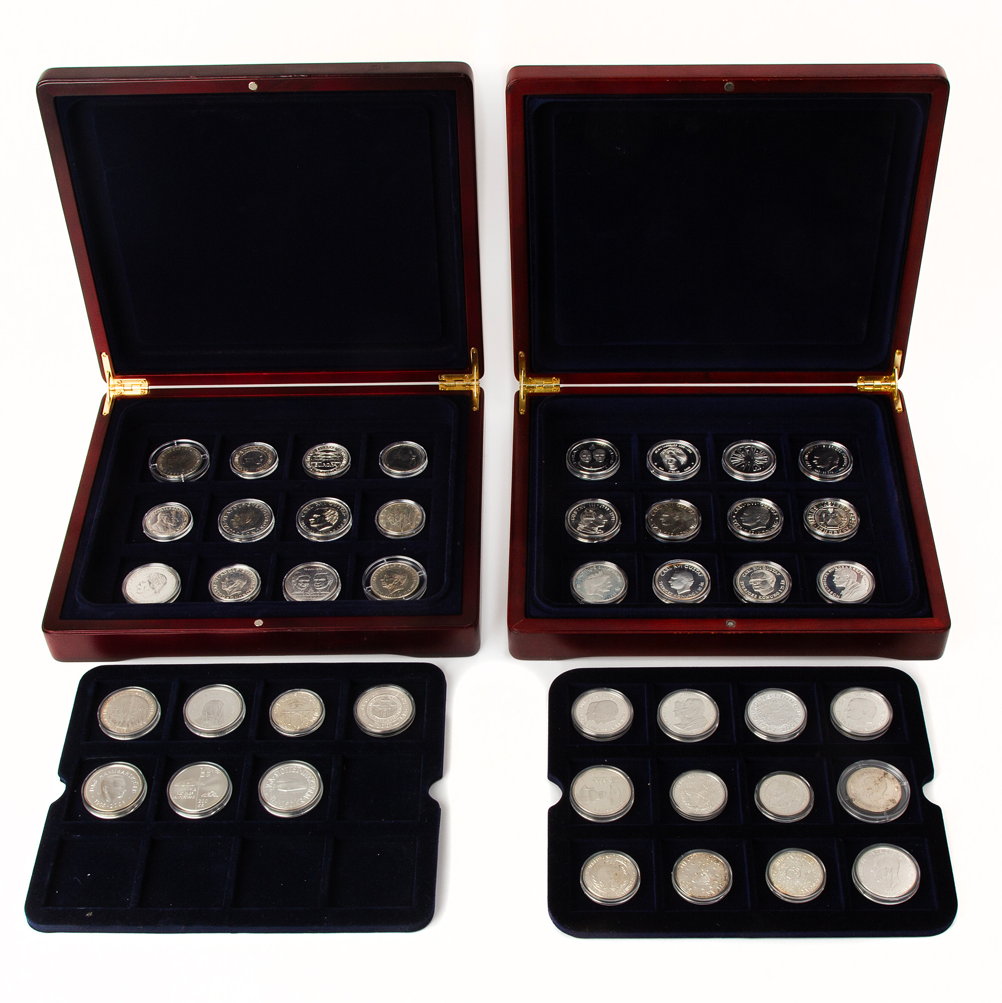 MYNT, 43 st, silver, Sveriges Officiella Silvermynt, nummer 29340.