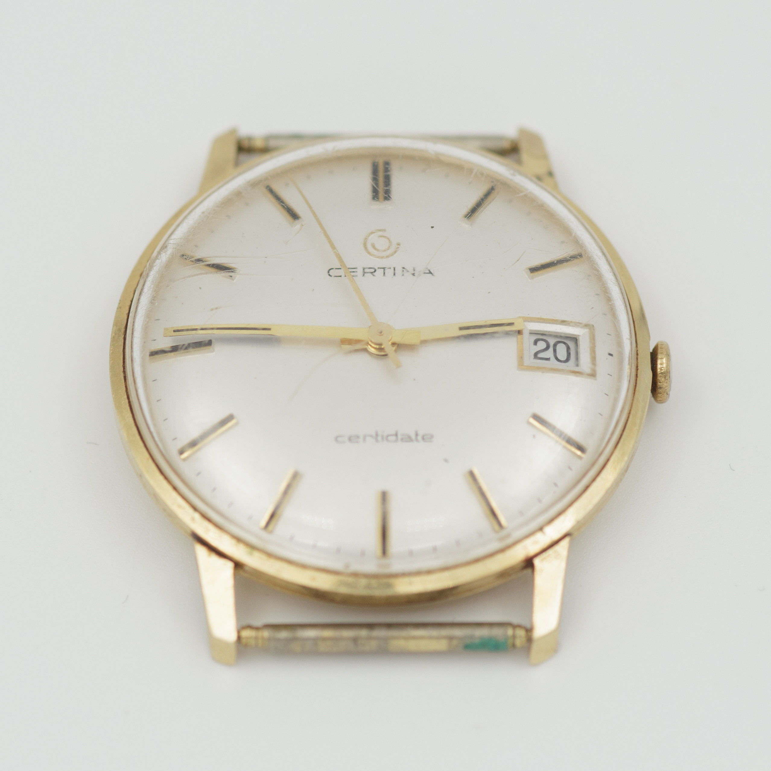 ARMBANDSUR, CERTINA CERTIDATE, 14K GULD, HERRKLOCKA.