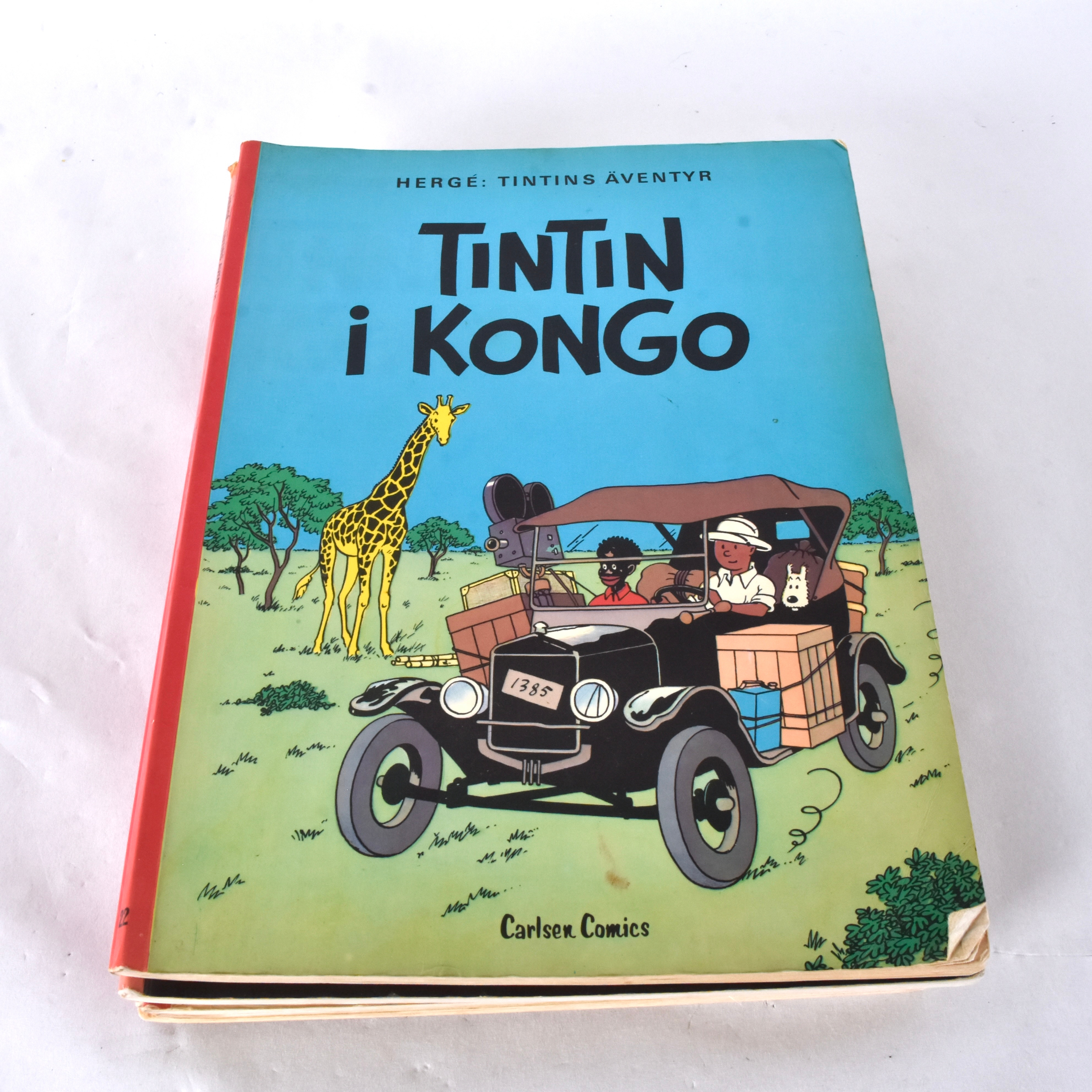 TINTIN, seriealbum, 8-stycken.