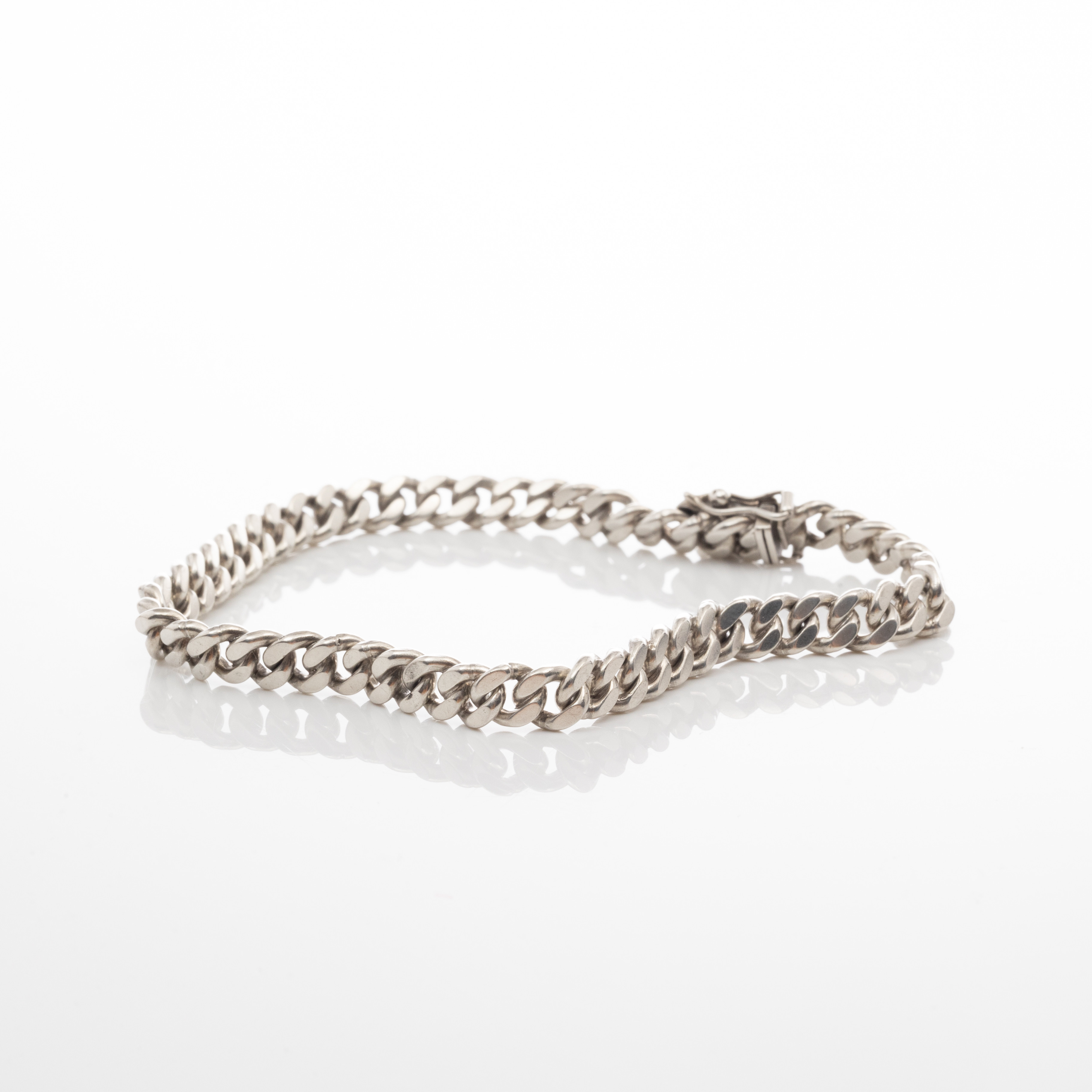 ARMBAND, Silver, Pansarlänk.