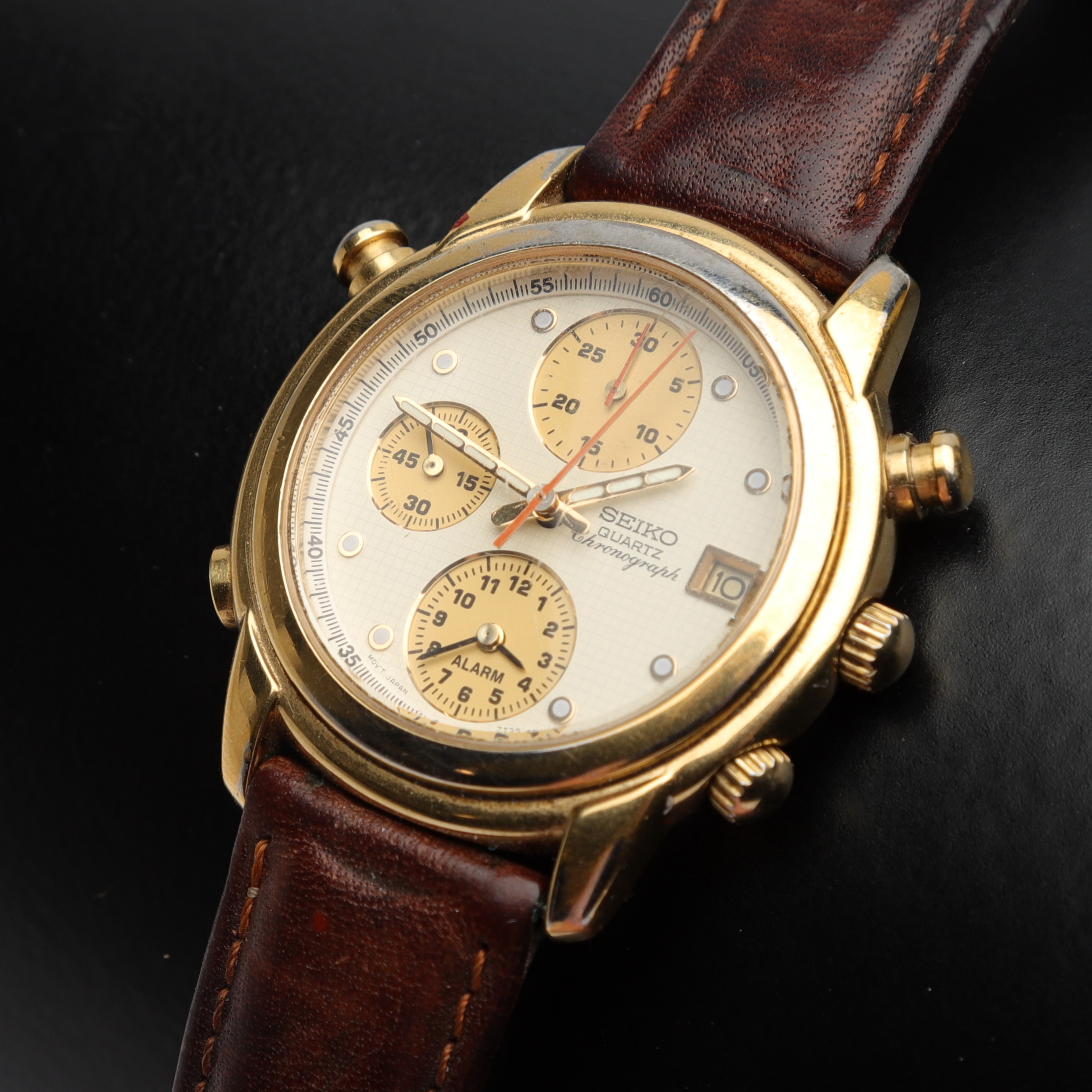 ARMBANDSUR, Seiko Quartz Chronograph, stål.