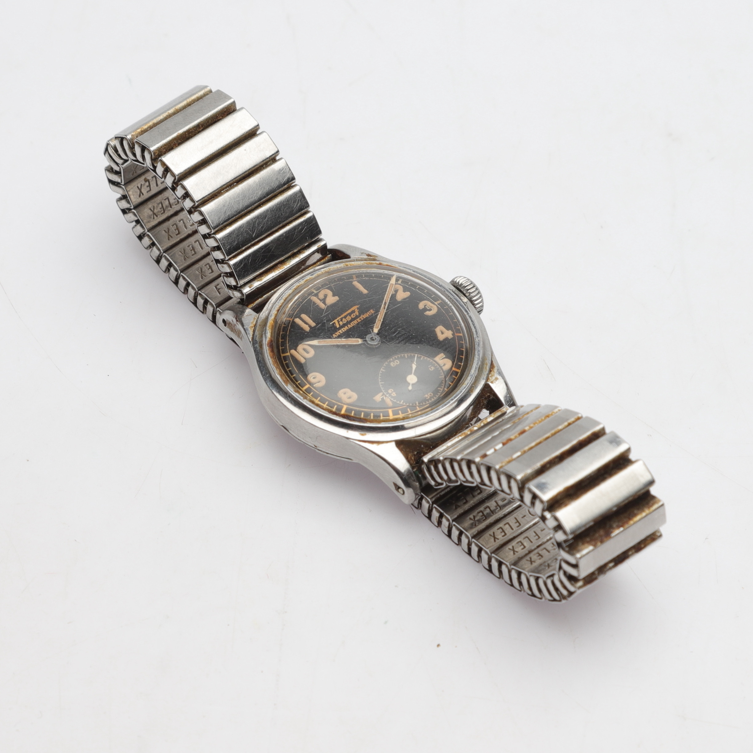 ARMBANDSUR, Tissot, Antimagnetique, manuell, omkring 1900-talets mitt.