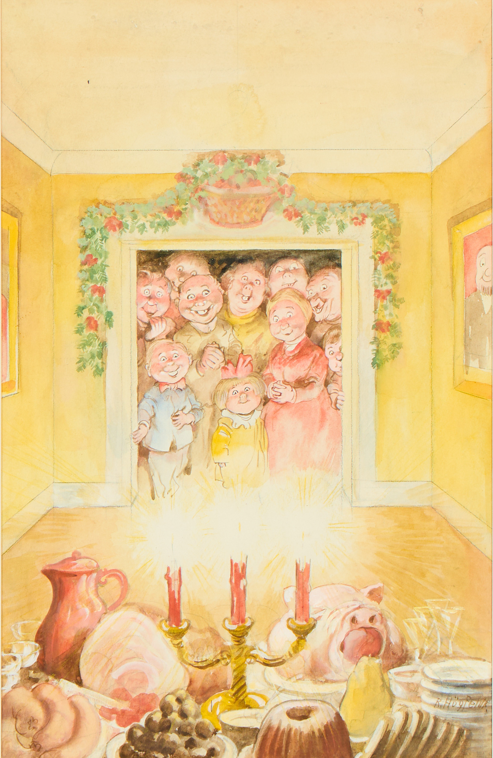 ROBERT HÖGFELDT. "Släktkalaset".