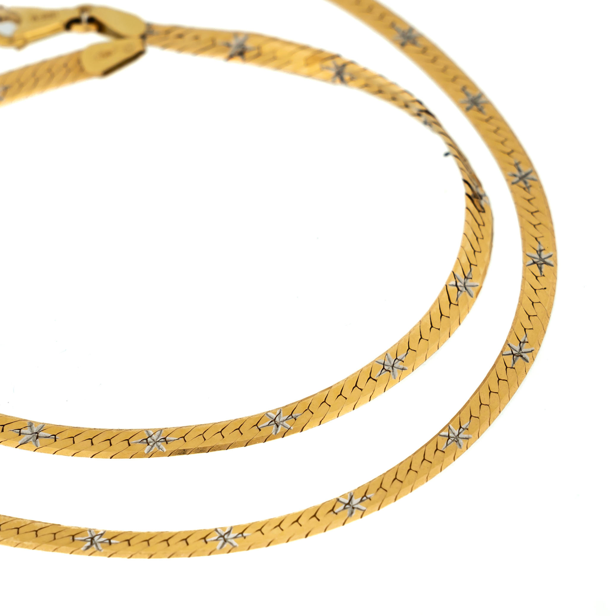 HALSBAND. 18K Guld, Italien 1900-tal.