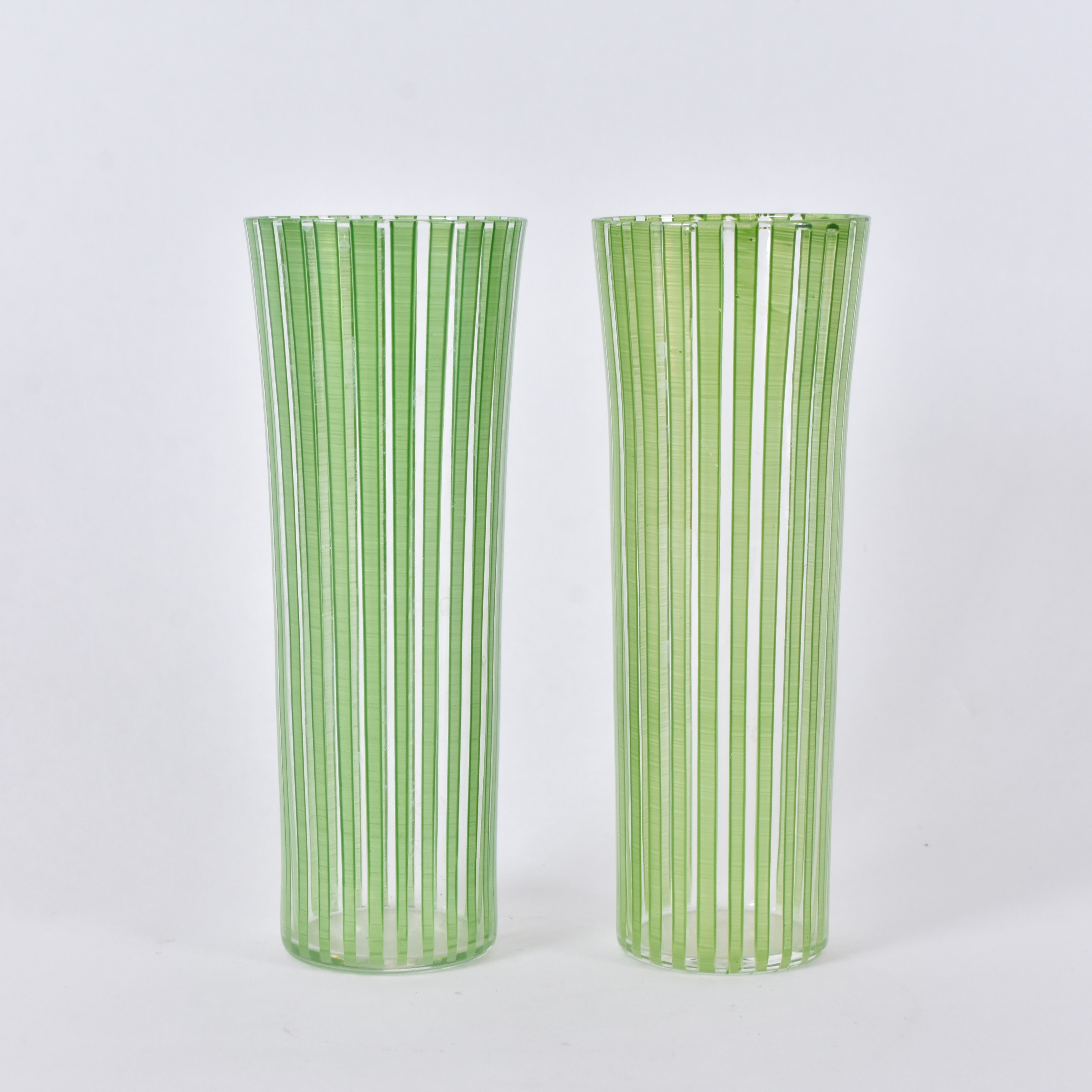 BENGT ORUP. Glas, 2-stycken, "Strikt", Johansfors.