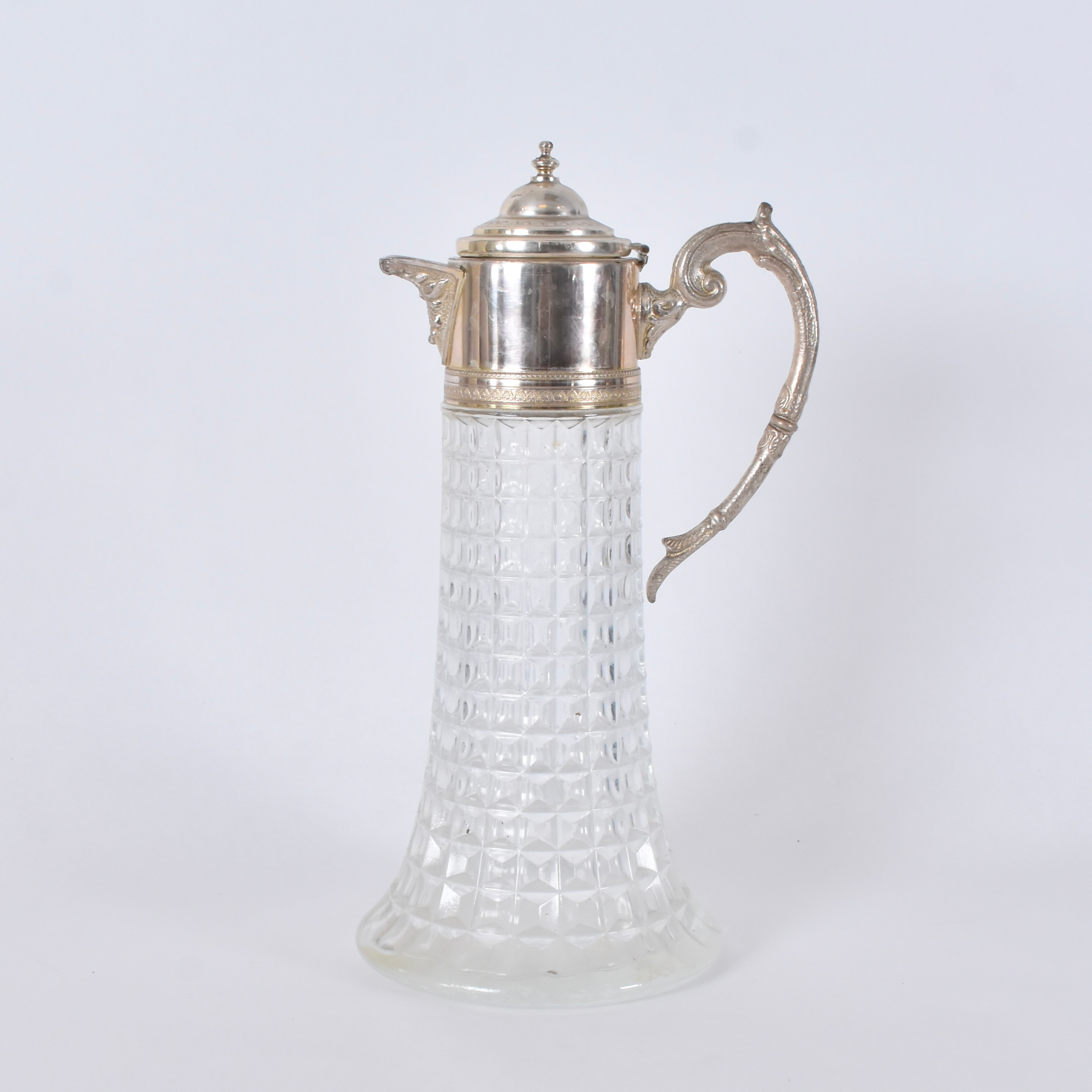 VINKANNA, nysilver/glas, 1900-tal.