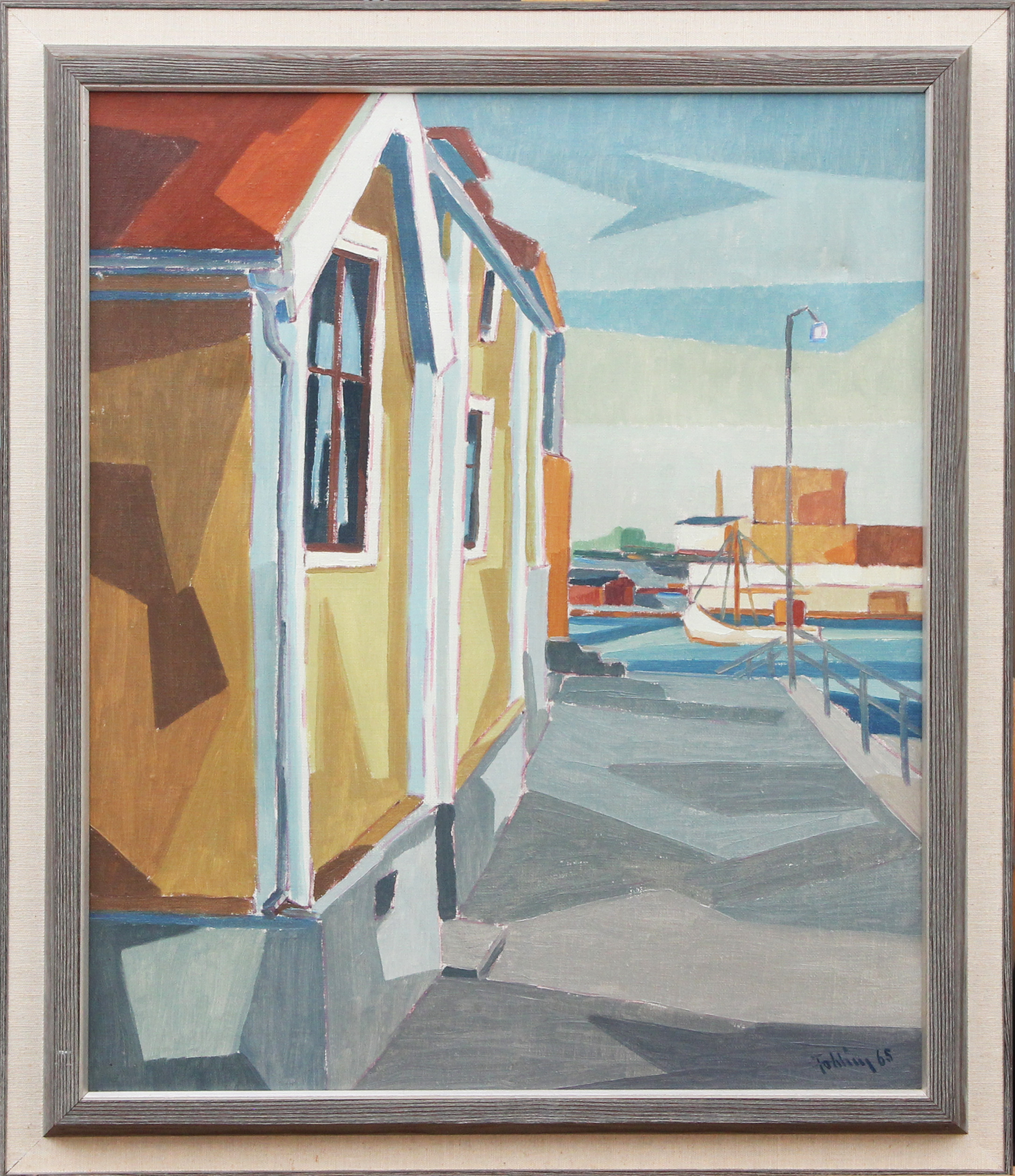 GUNNAR  FOHLIN. OLJA, på duk, signerad, 1965.