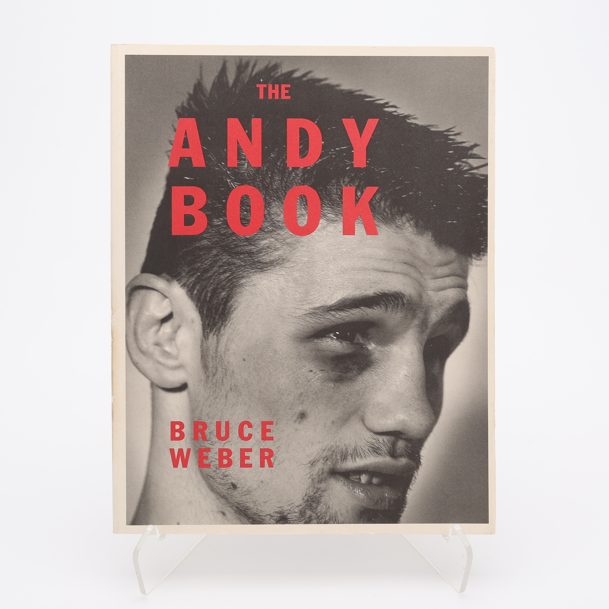 FOTO. DEN AMERIKANSKE FOTOGRAFEN BRUCE WEBERS "THE ANDY BOOK" I FÖRSTA UPPLAGAN, 1987.