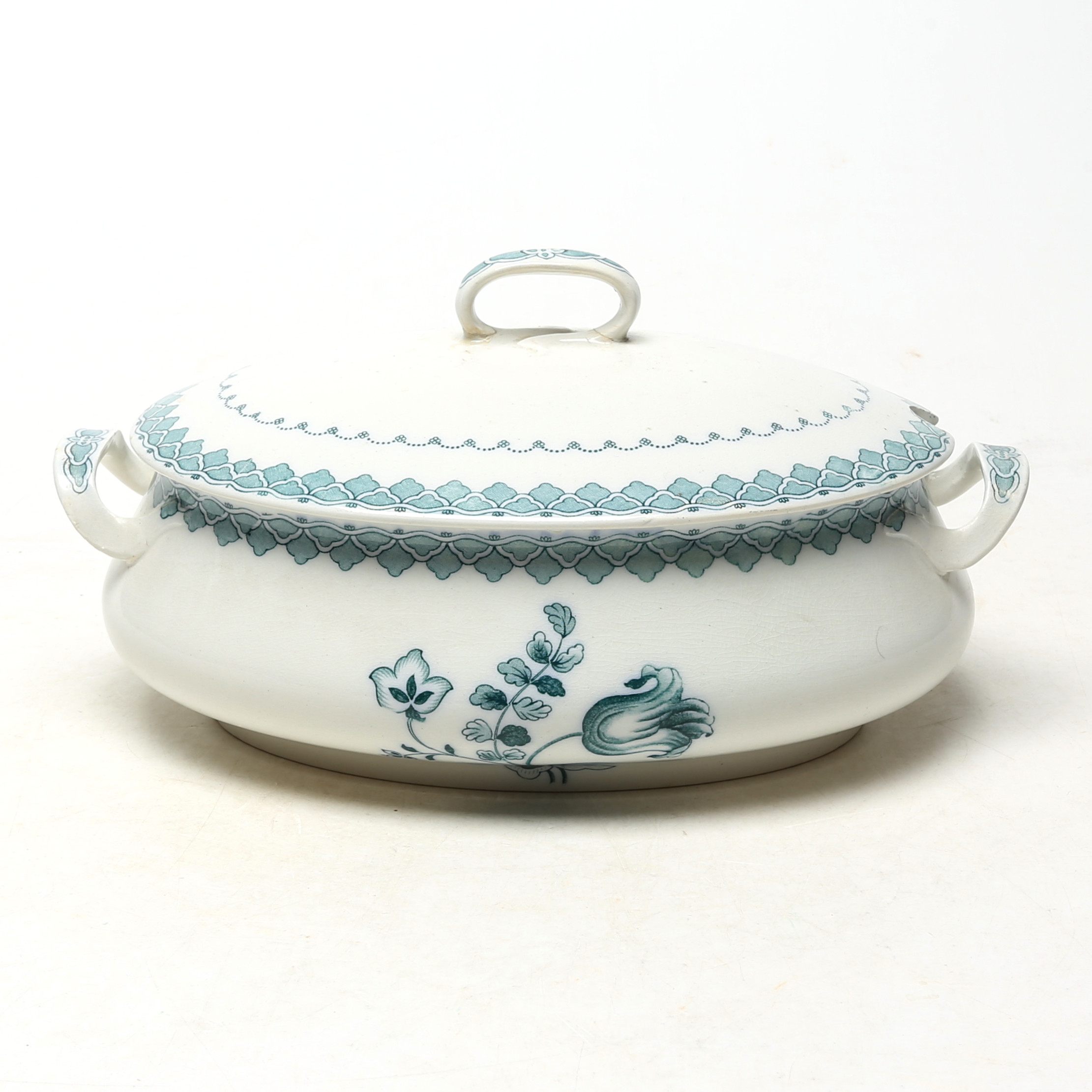 LOCKTERRIN, flintgods, jugend, Gustavsberg.