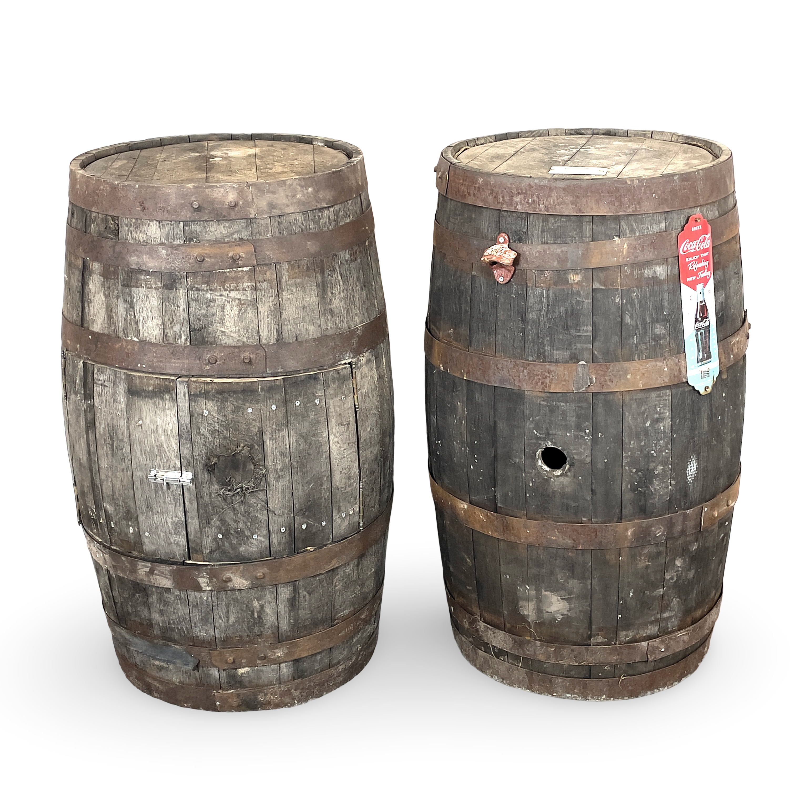 WHISKY TUNNOR, 2 st, i form av barskåp, bord.