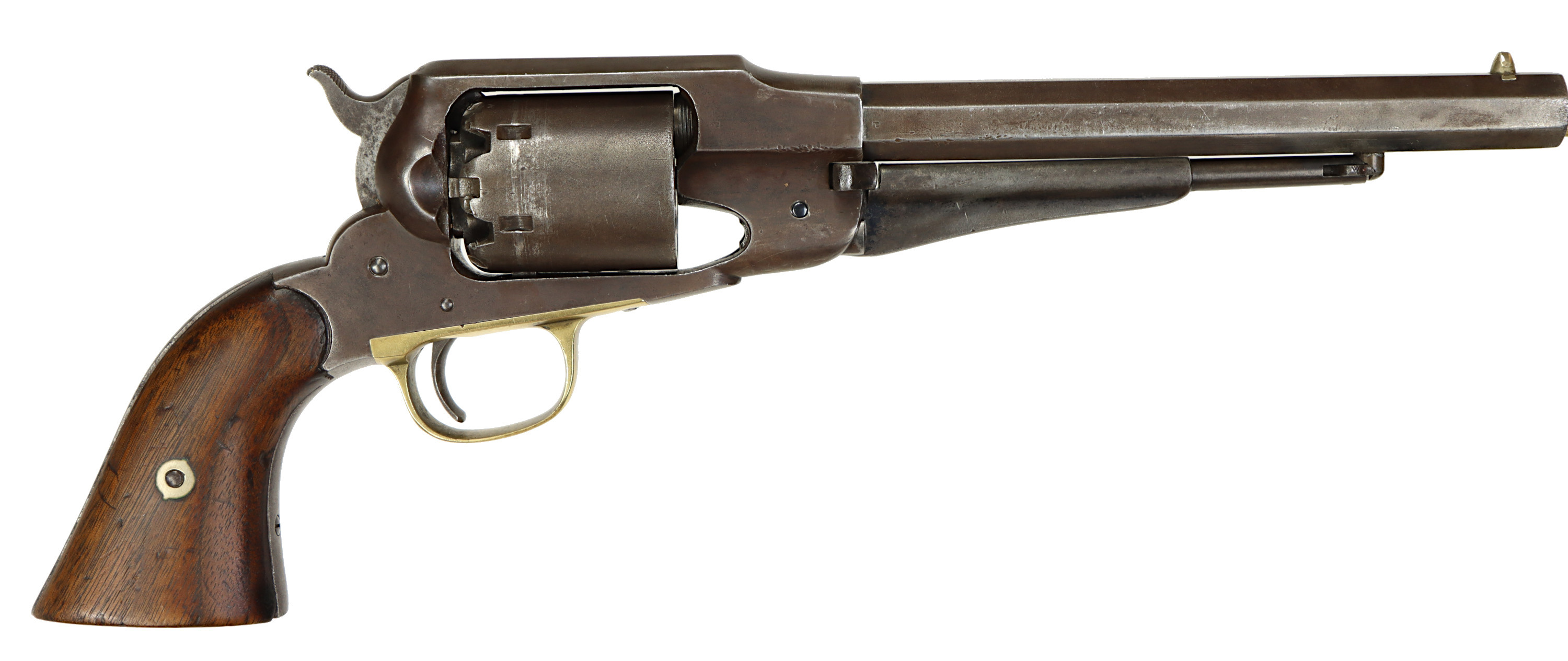 SLAGLÅSREVOLVER, fabrikat Remington, modell 1858 New Army, kaliber .44 Svartkrut, tillv.nr 28430.