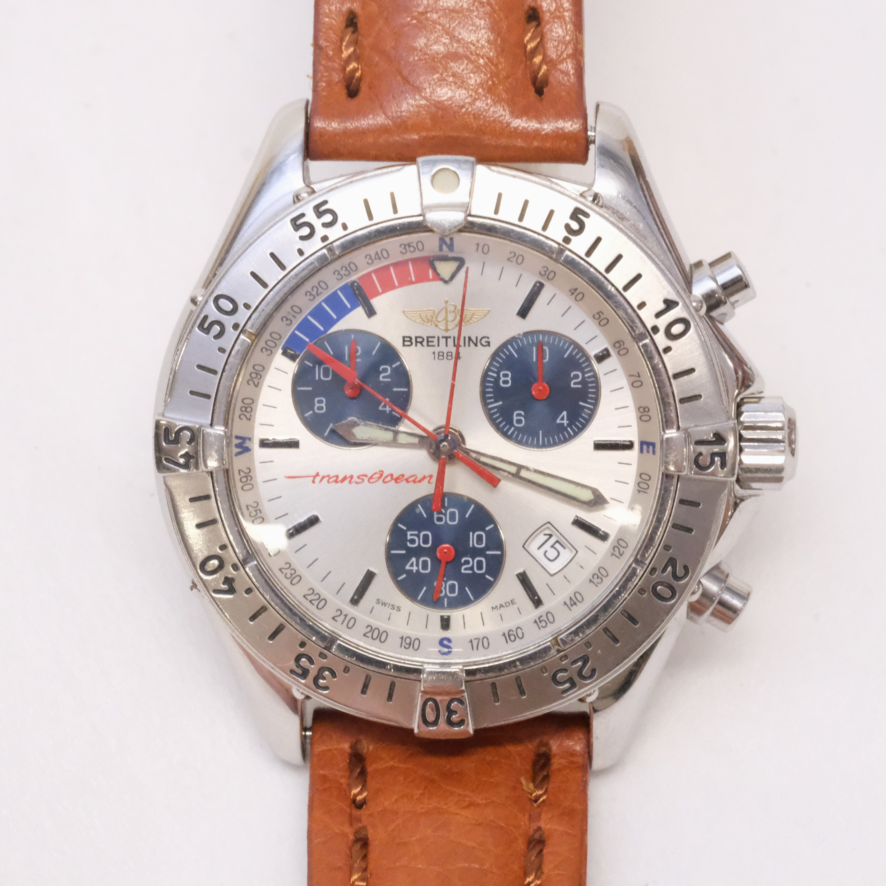 BREITLING. ARMBANDSUR. TRANSOCEAN UR COLT-SERIEN. QUARTZ. 1990-TAL.