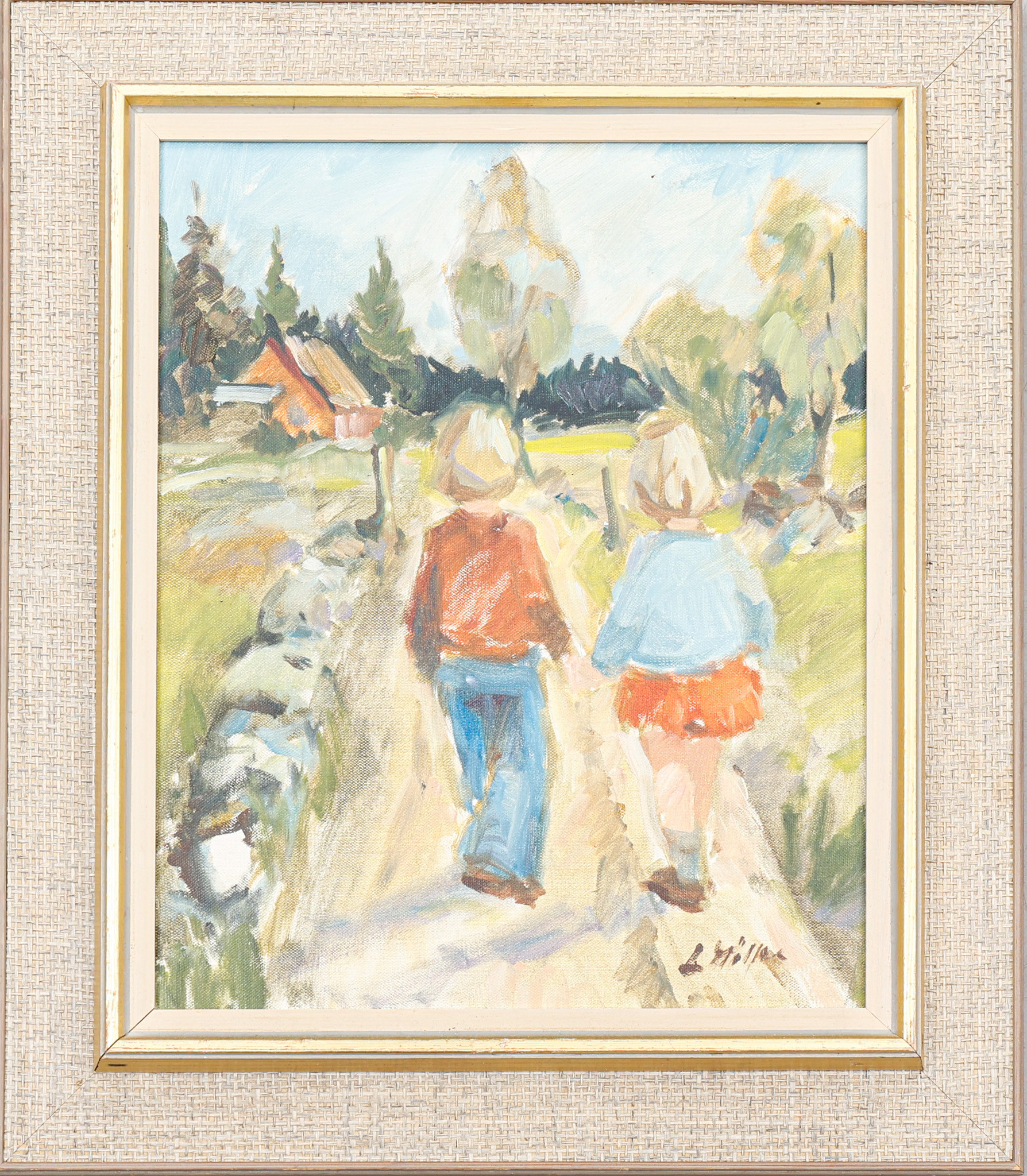 LENNART MÖLLER. Olja på duk, signerad.
