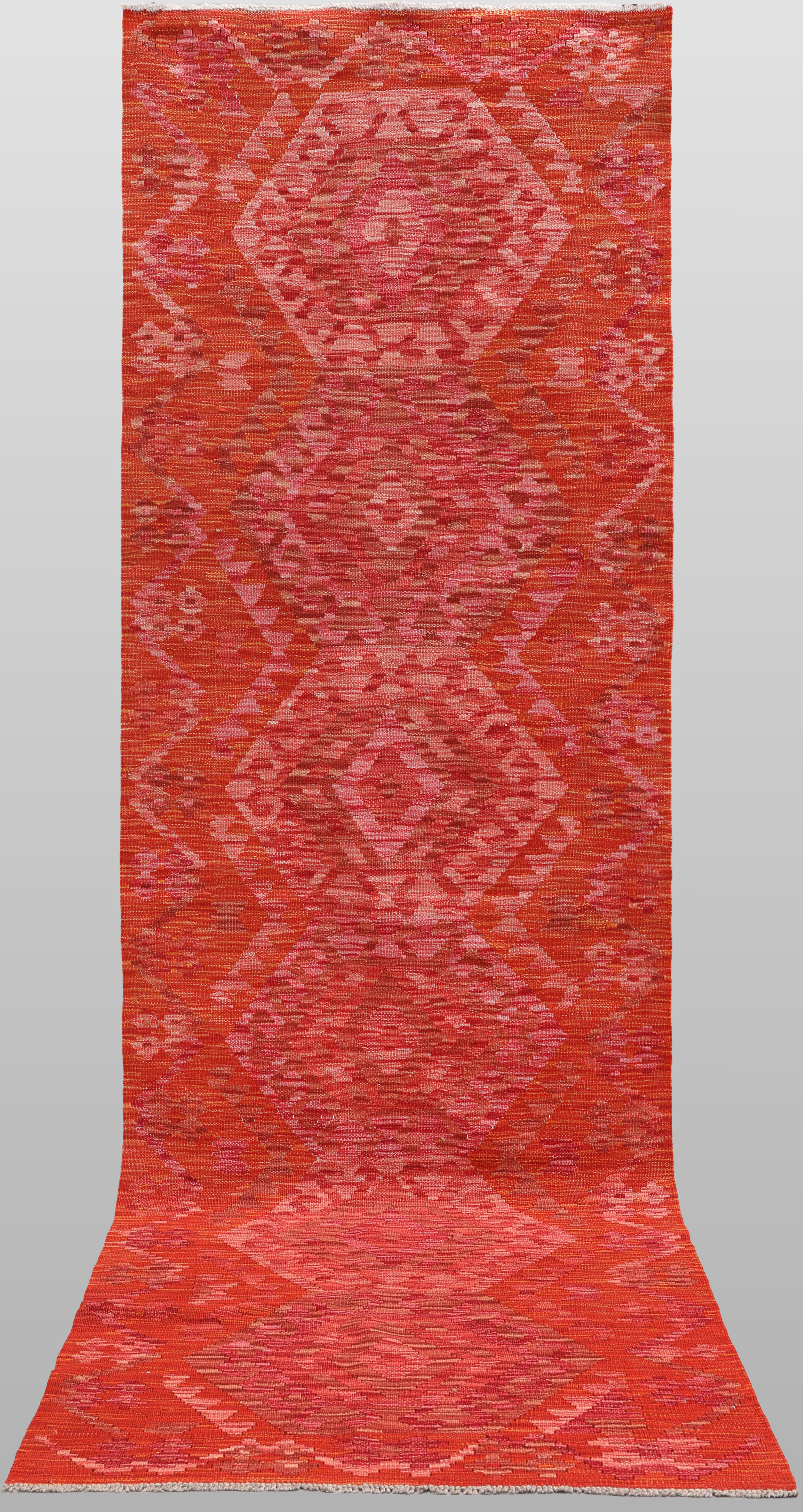 ORIENTMATTA. Kelim klassisk design, gallerimodell, 299 x 87 cm.