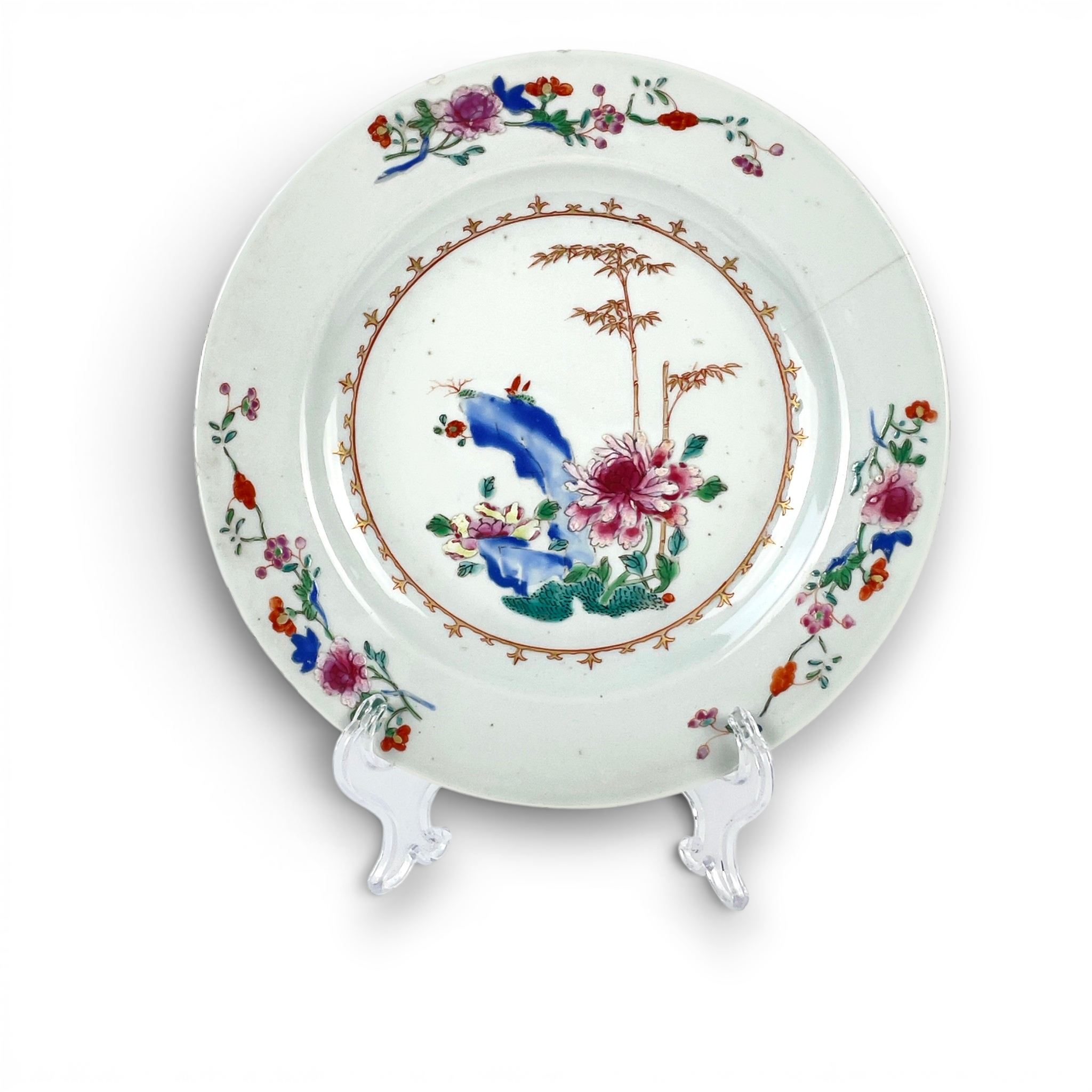 TALLRIK. Porslin, Kina, Qianlong (1736-1795).