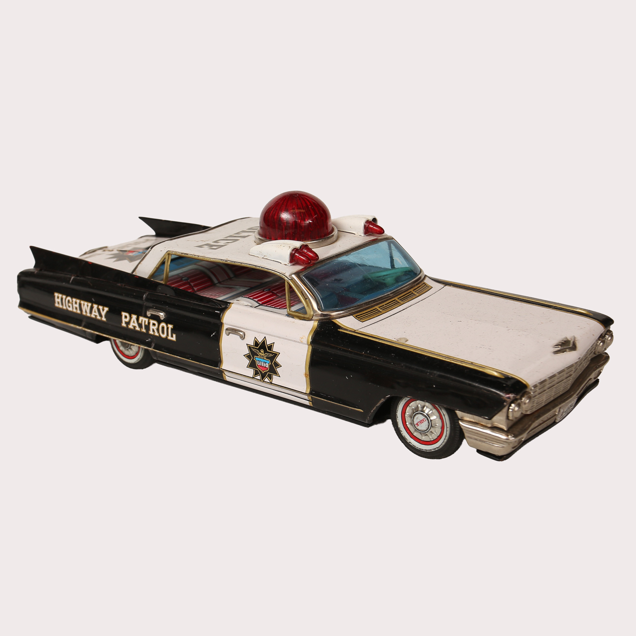 Plåtbil, Cadillac ”Highway Patrol” Yonezawa, Japan 1960-tal.