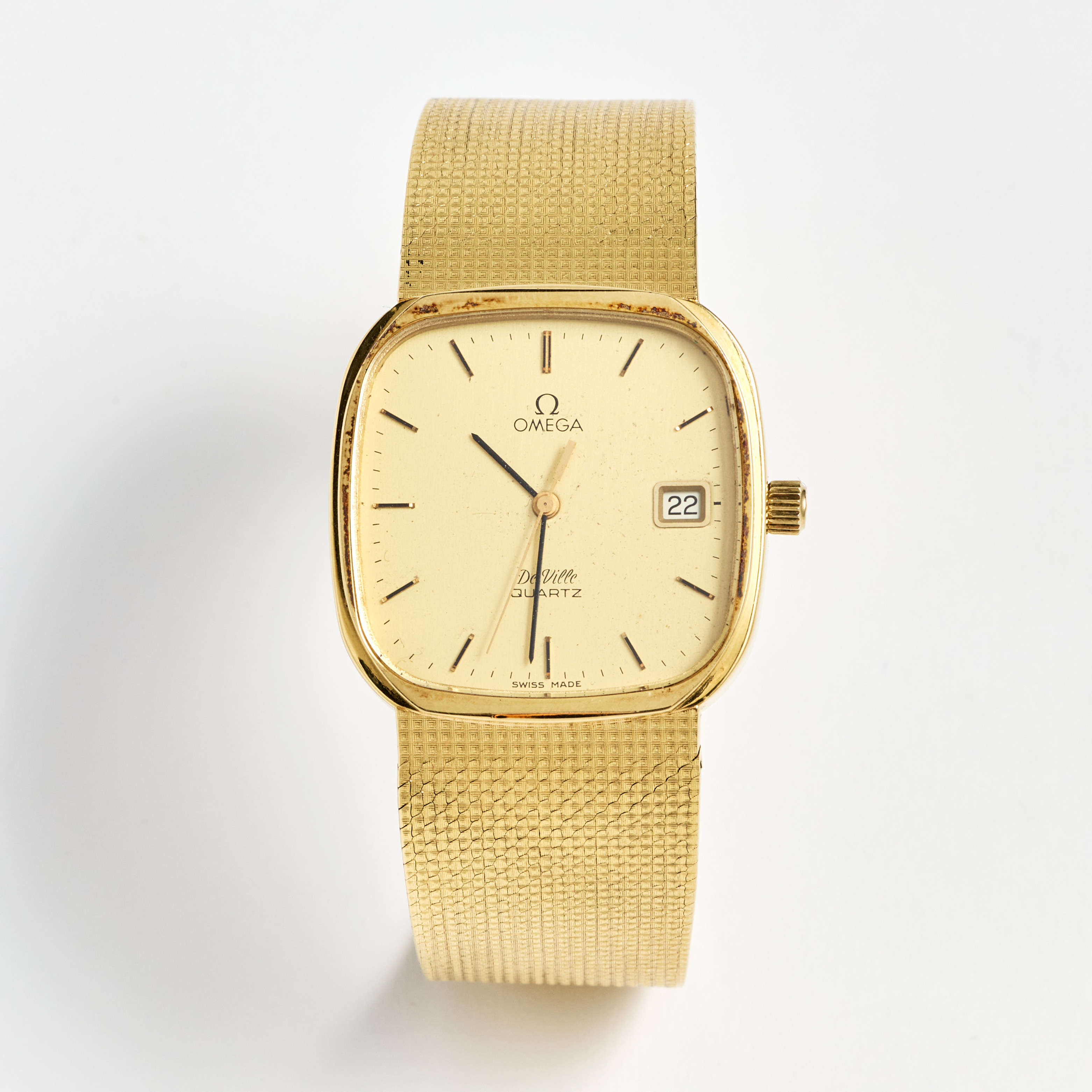 OMEGA, De Ville, armbandsur, 31,7 mm, 18K guld, ca 1978.