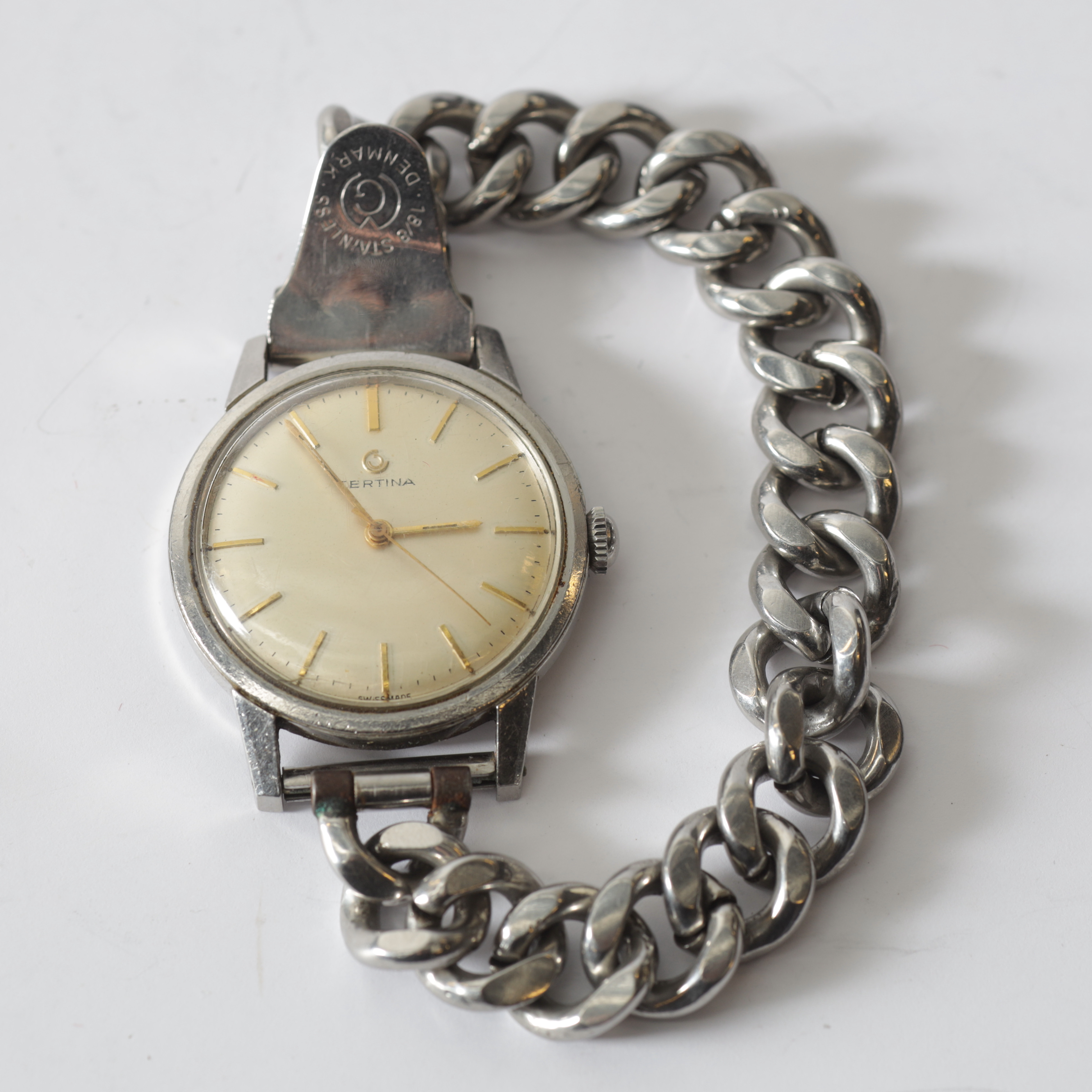 ARMBANDSUR, stål, Certina, manuell, 1960-tal.