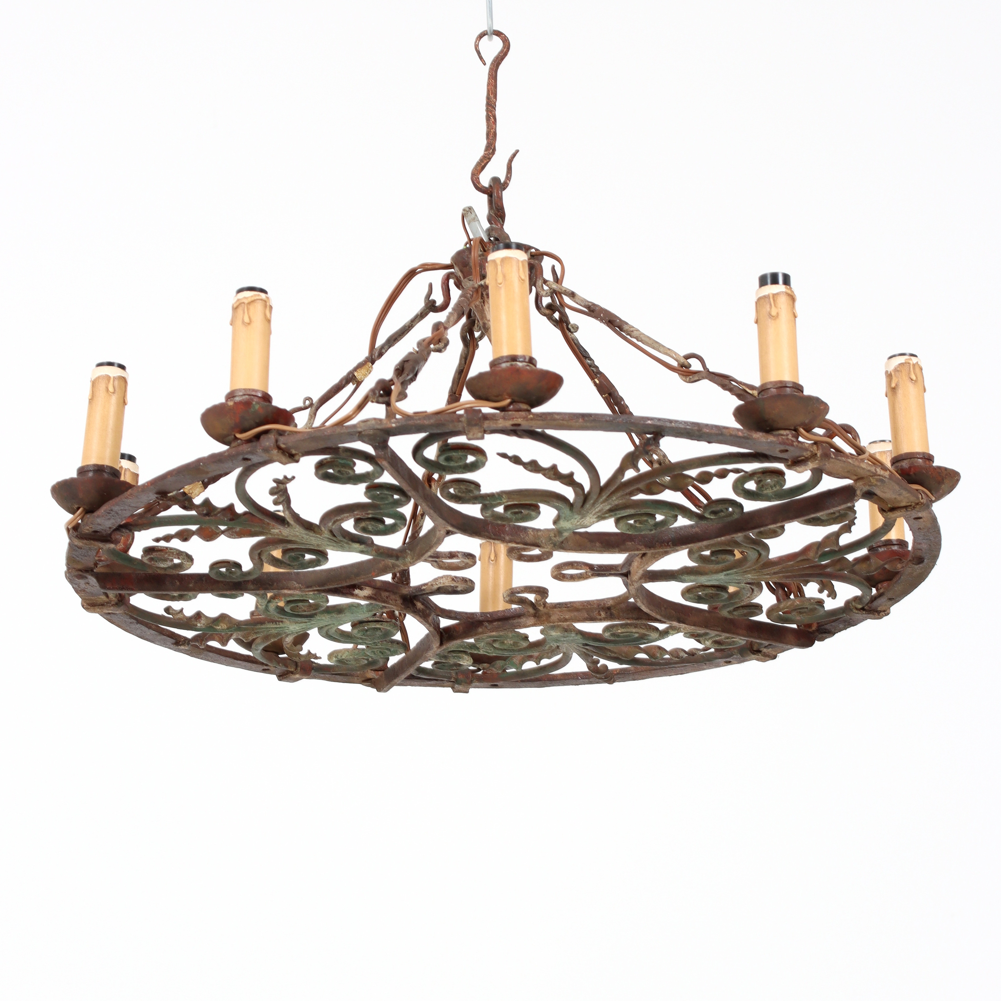 TAKLAMPA, smide, 1900-talets första del.