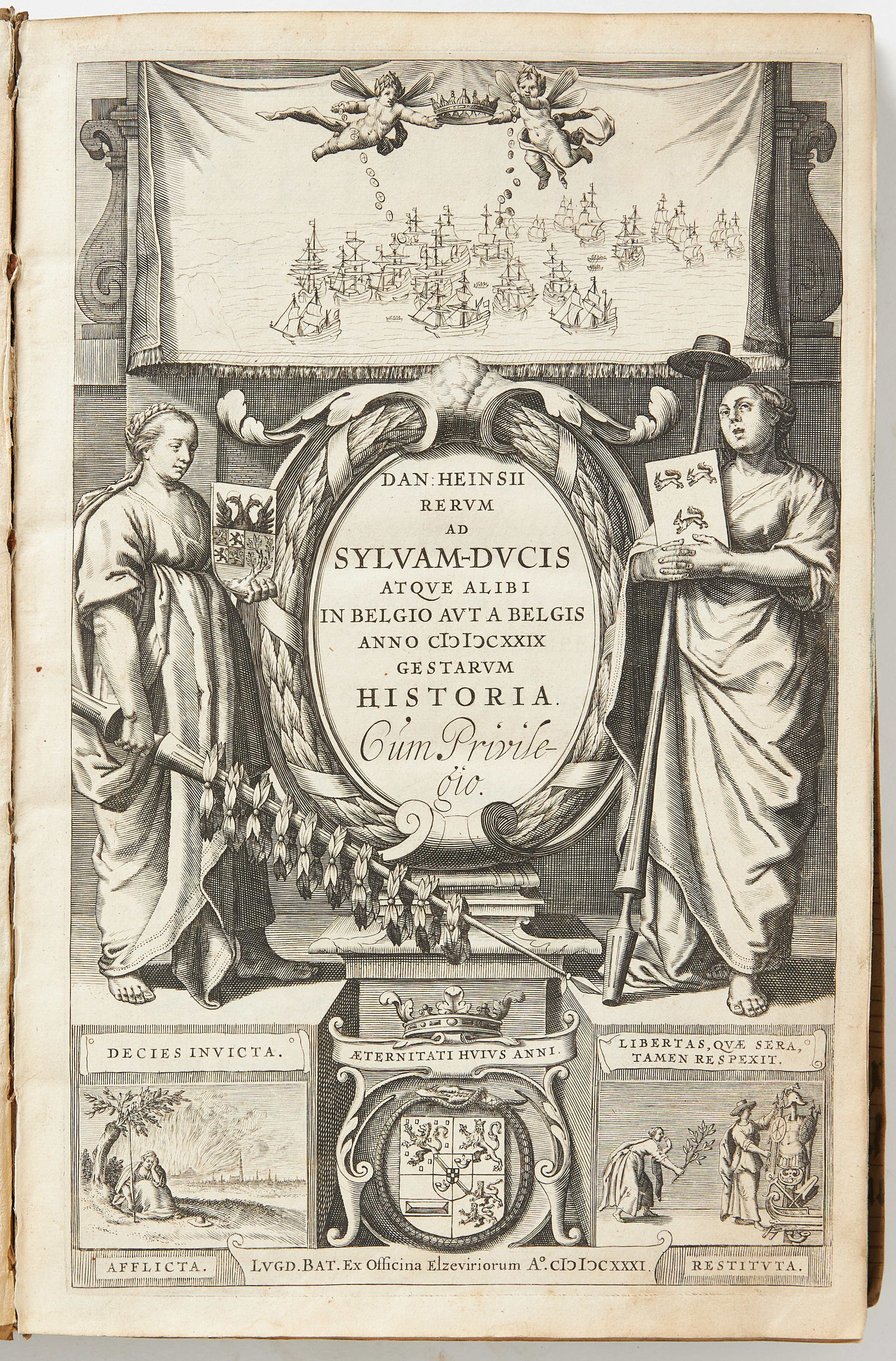 HEINSIUS, Rerum ad Sylvam-Ducis .. in Belgio, 1631 [and] Laudatio funebris 1625.