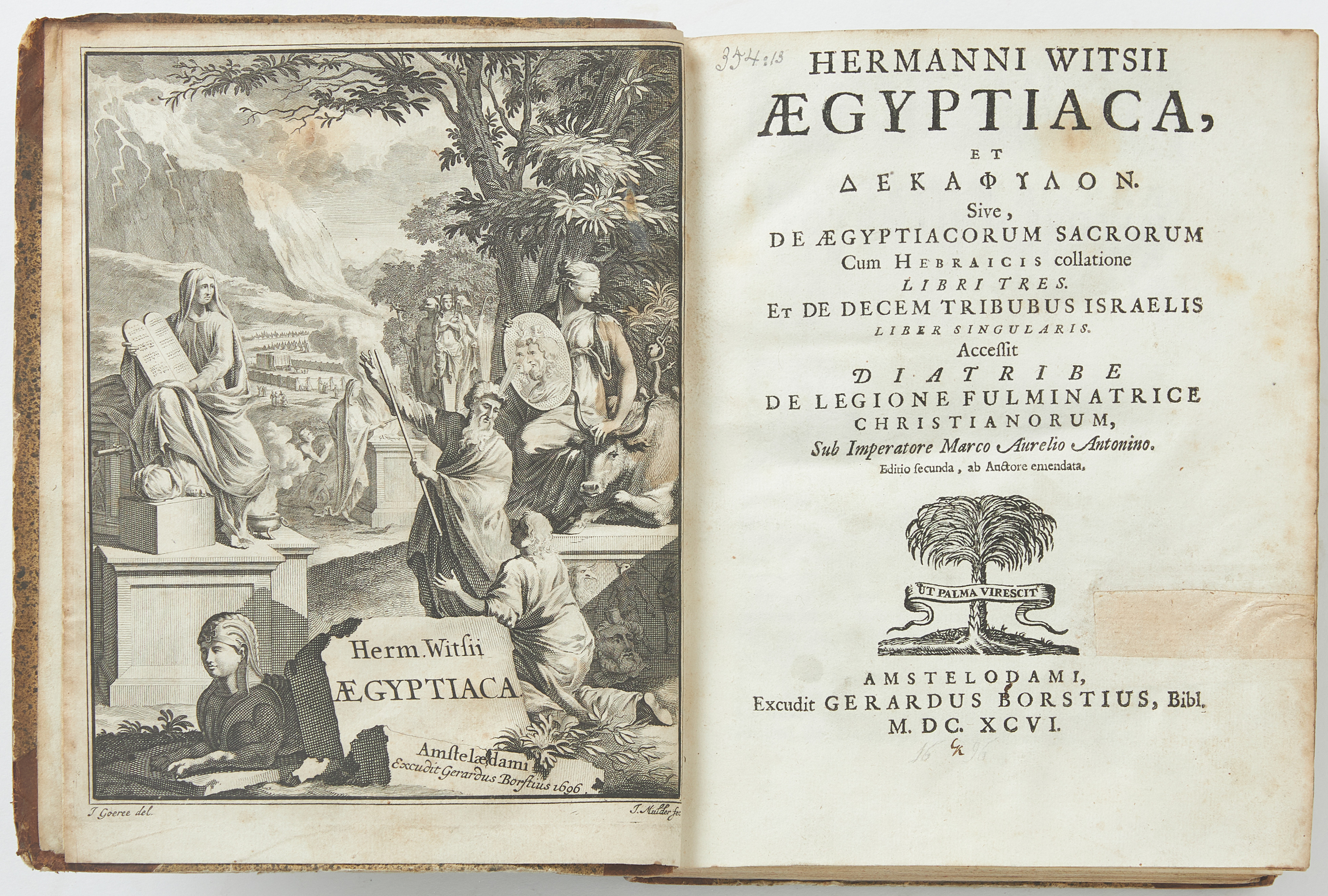 WITSIUS ON THE RELIGION OF EGYPT, AMSTERDAM 1696.