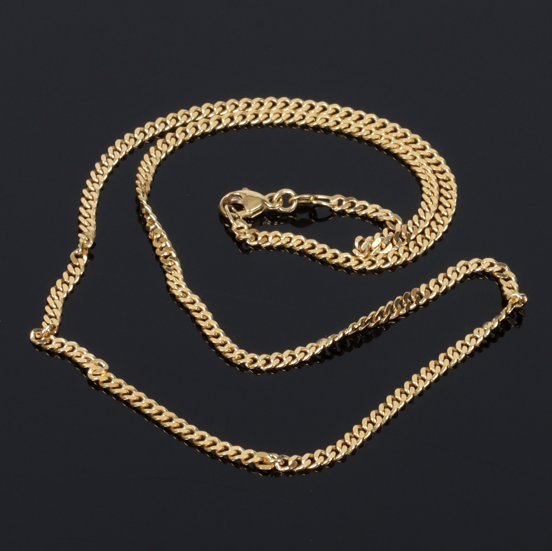 COLLIER, 18k guld, "panarlänk", Guldfynd. 2000-tal.