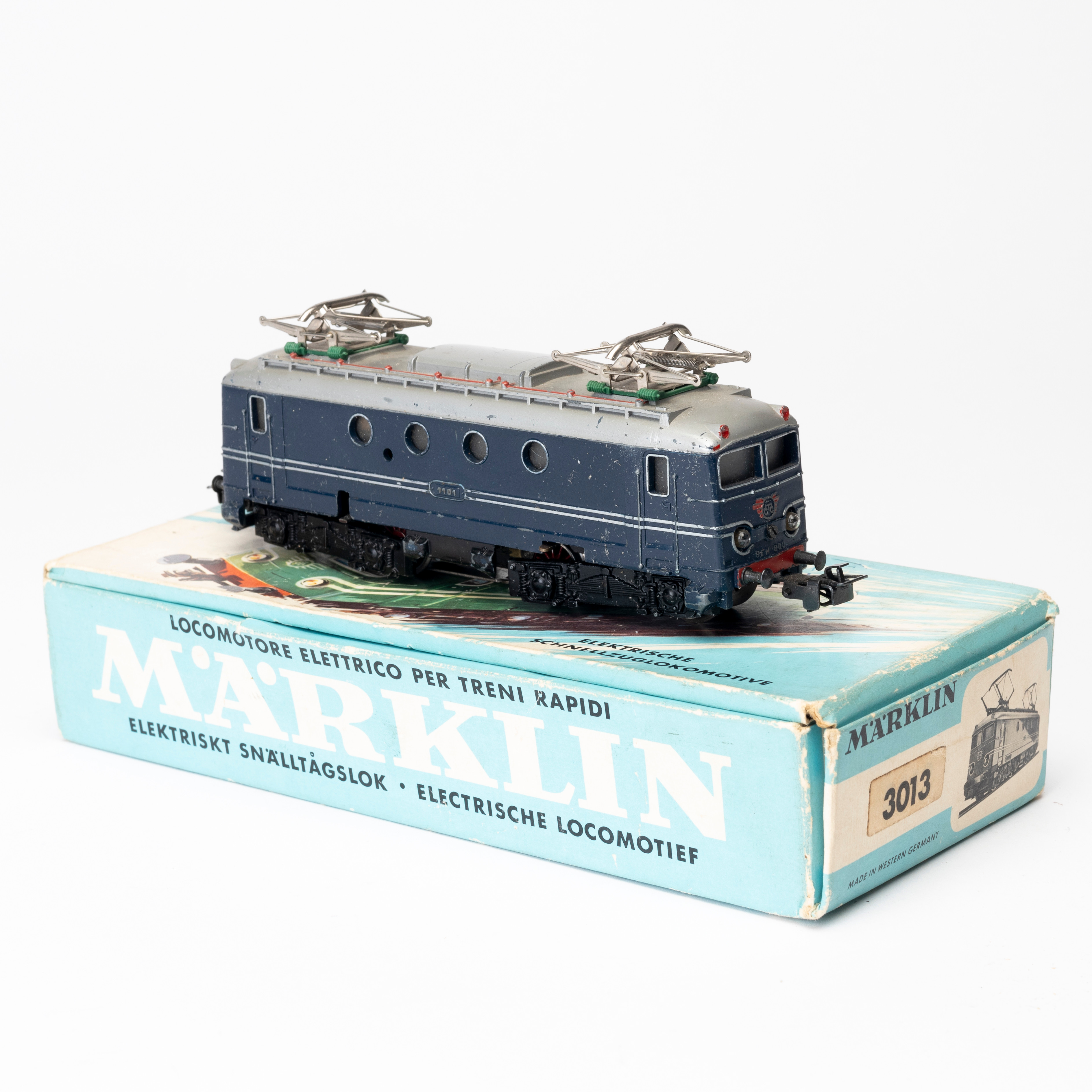 MÄRKLIN 3013 SEH 800, metallkugghjul, originalkartong.