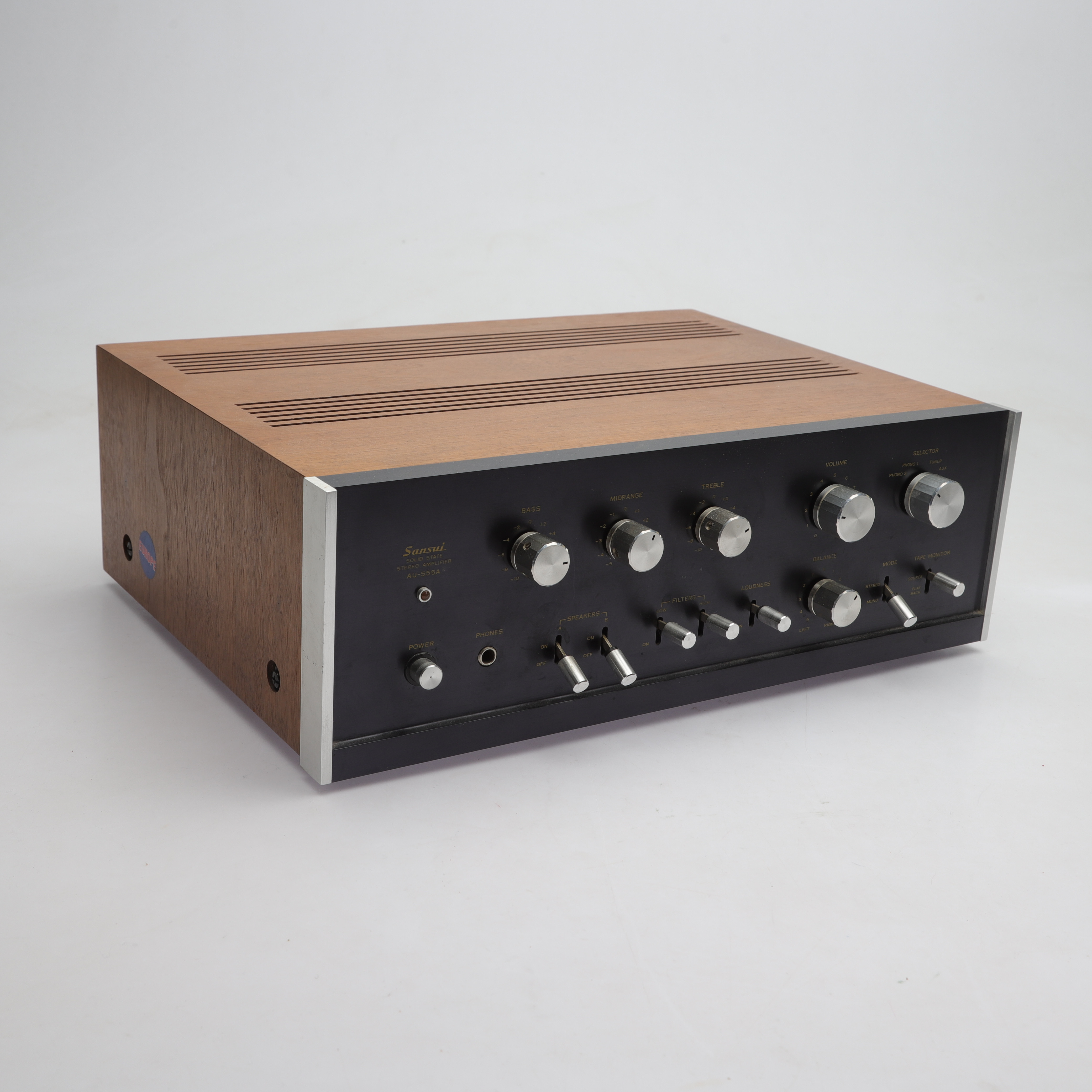 FÖRSTÄRKARE, Sansui AU-555A, 1970-tal.
