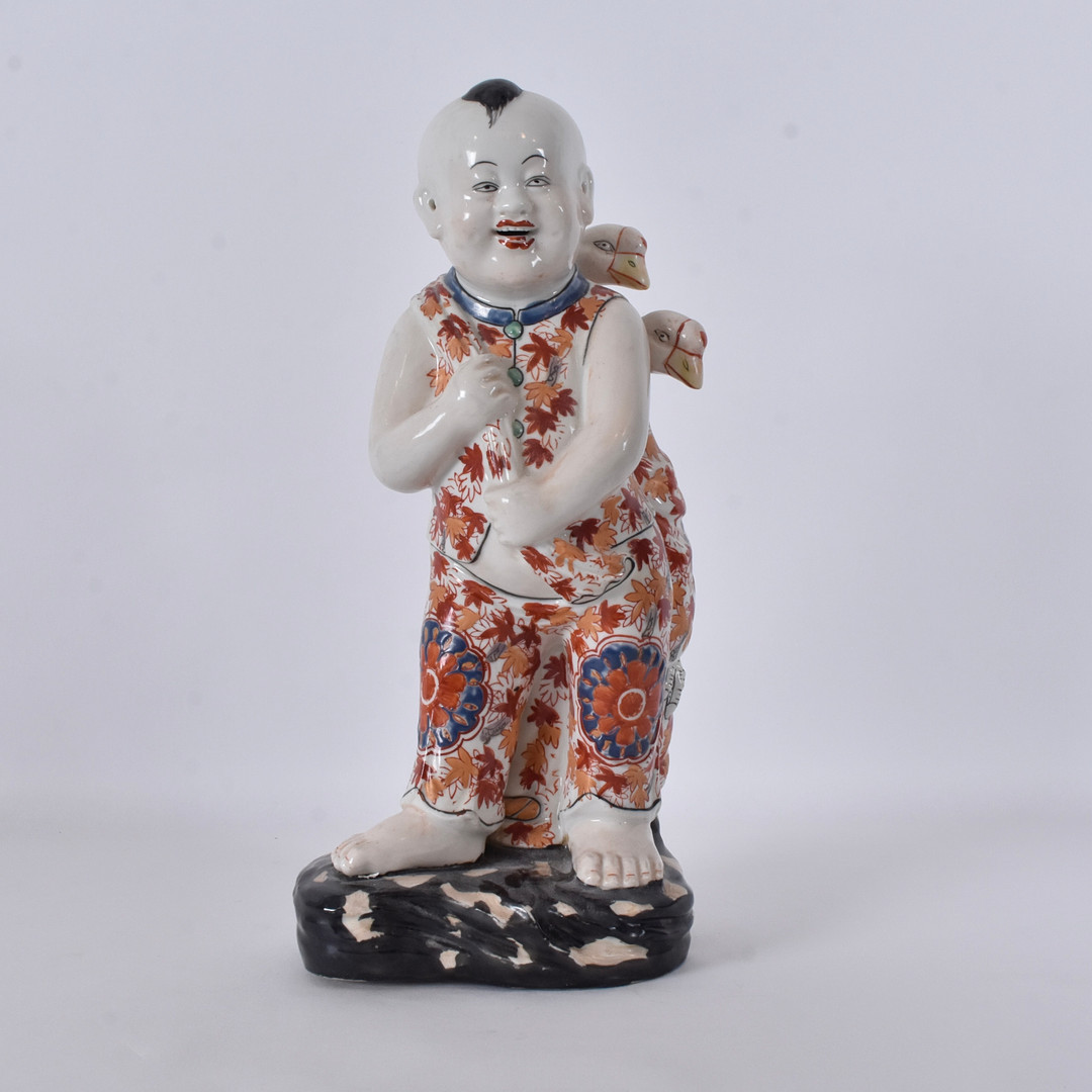 SKULPTUR, porslin, Japan Taishô.