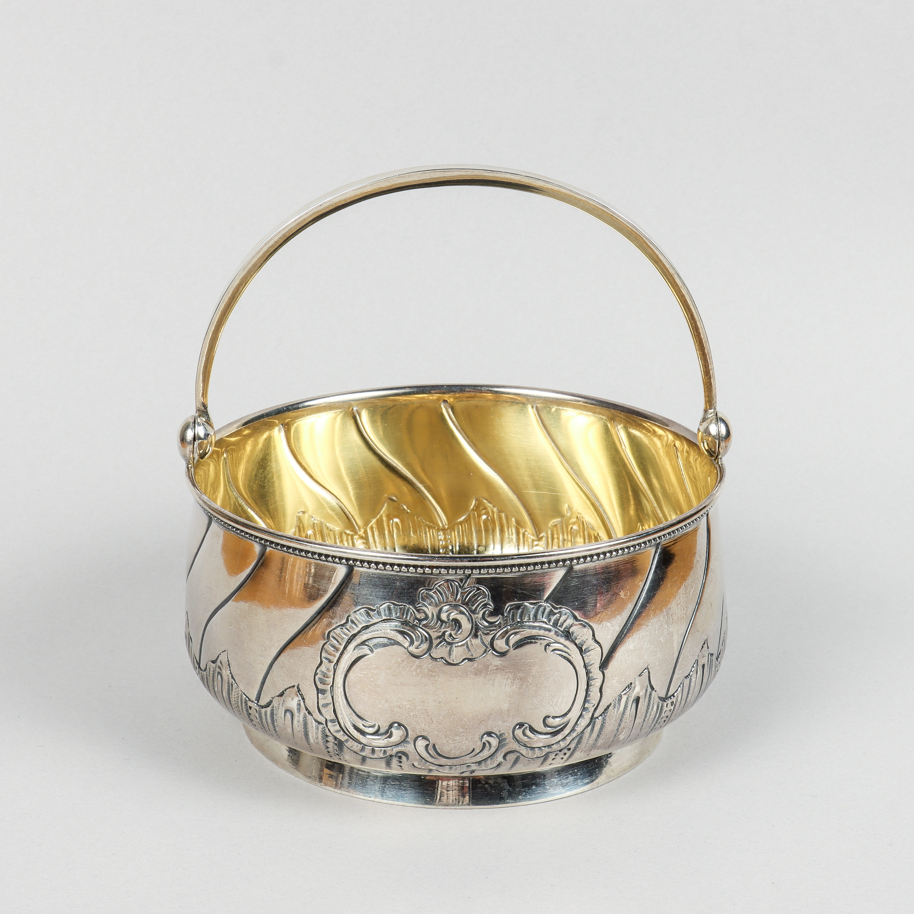 SKÅL, silver, Lettland, oidentifierad mästarstämpel "R.M.".