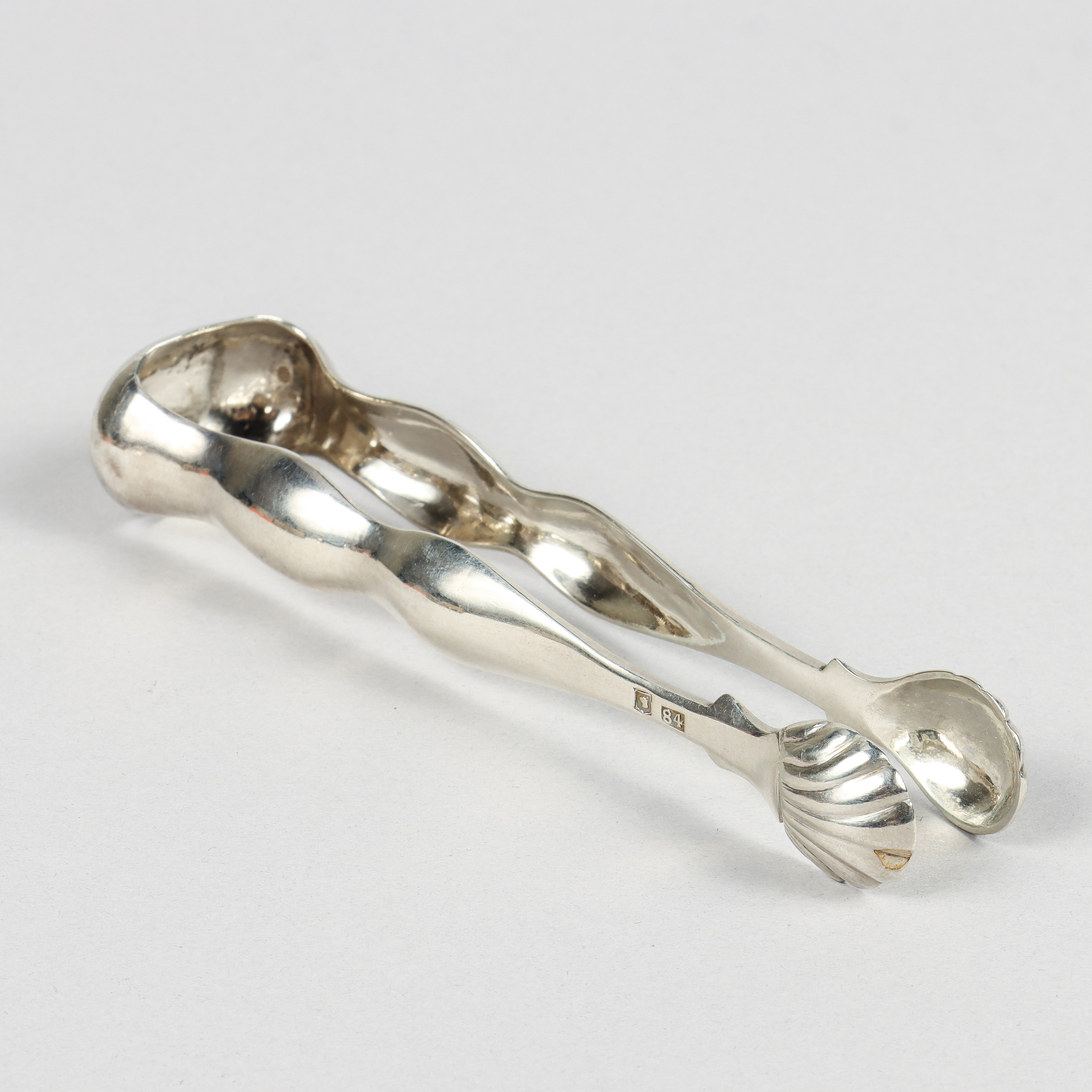 SOCKERTÅNG, silver, Theodor Eggink (verksam 1851-1866), Jelgava, Lettland.