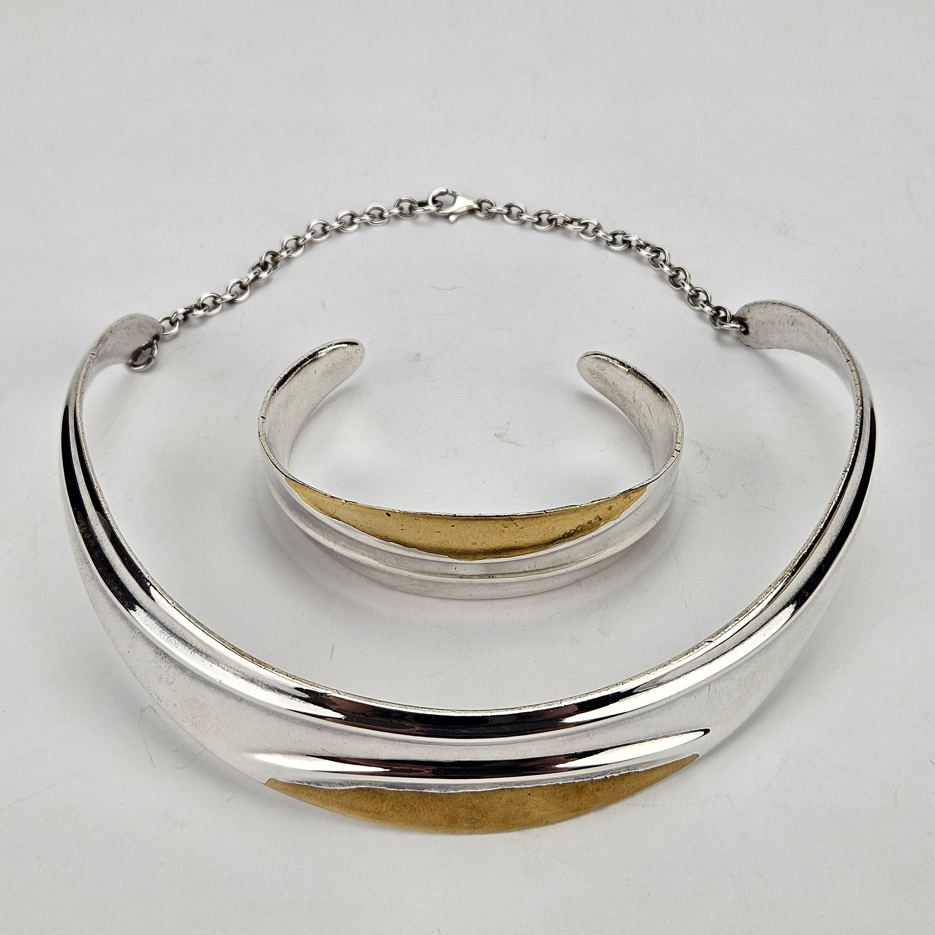 JACOB HÜLL. Garnityr, 2 delar, silver, B+D, Danmark.