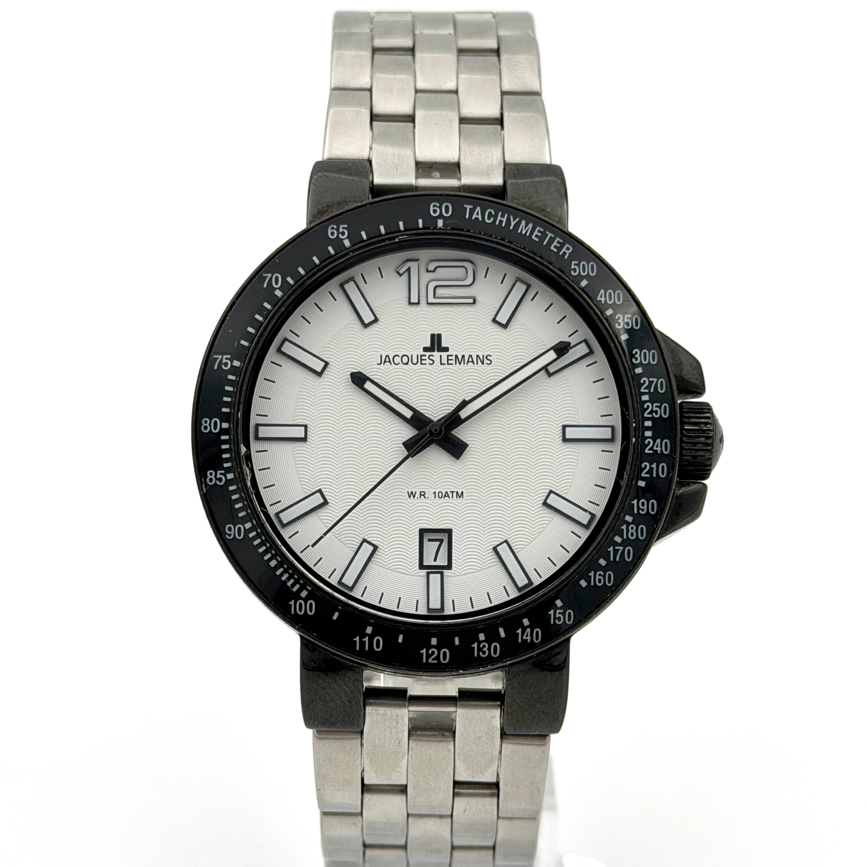 JACQUES LEMANS, armbandsur, quartz, stål.