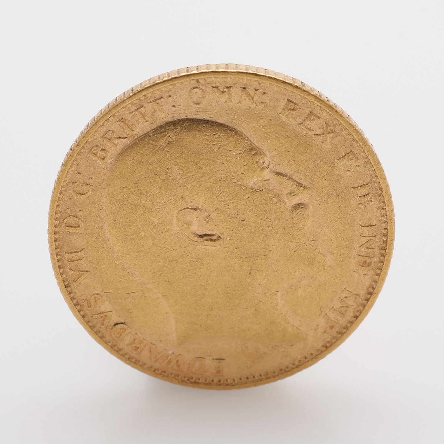 GULDMYNT, 1 SOVERIGN, EDWARD VII, 22 k guld, Melbourne Mint, 1903, 7,94 g.