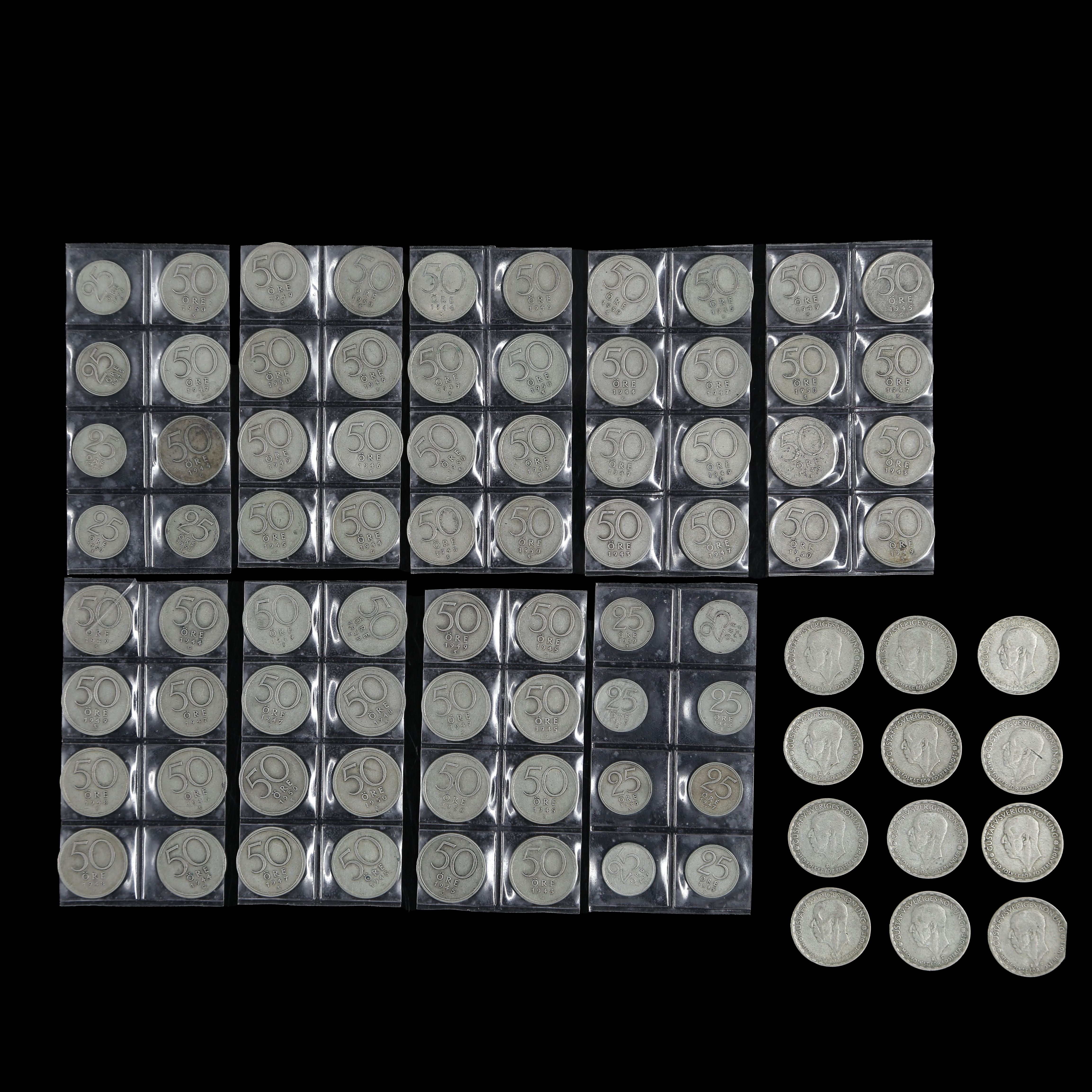 61 SILVERMYNT, 40% SILVER, SVERIGE.