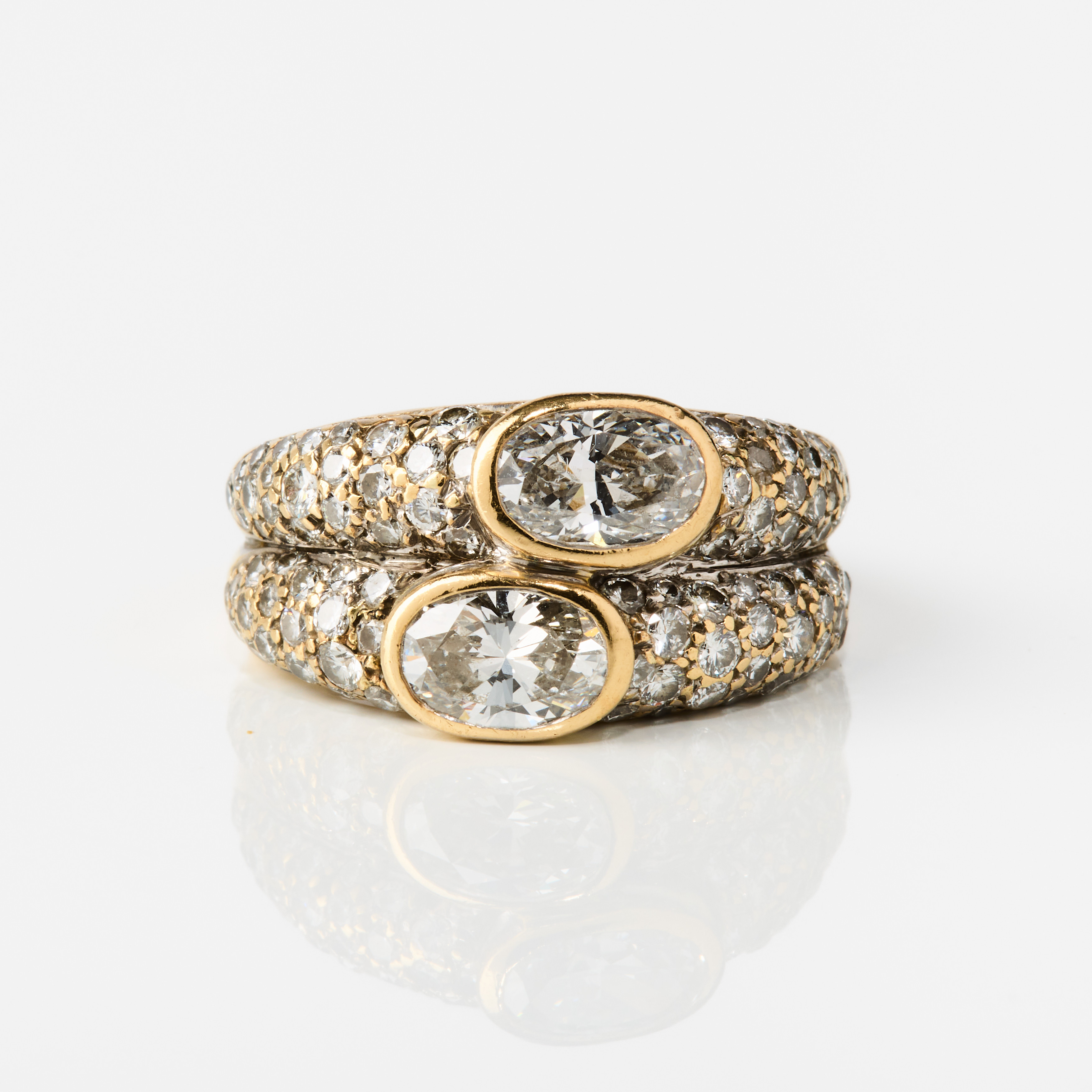 GRAFF. Ring, 18K guld med diamanter, London 1986.