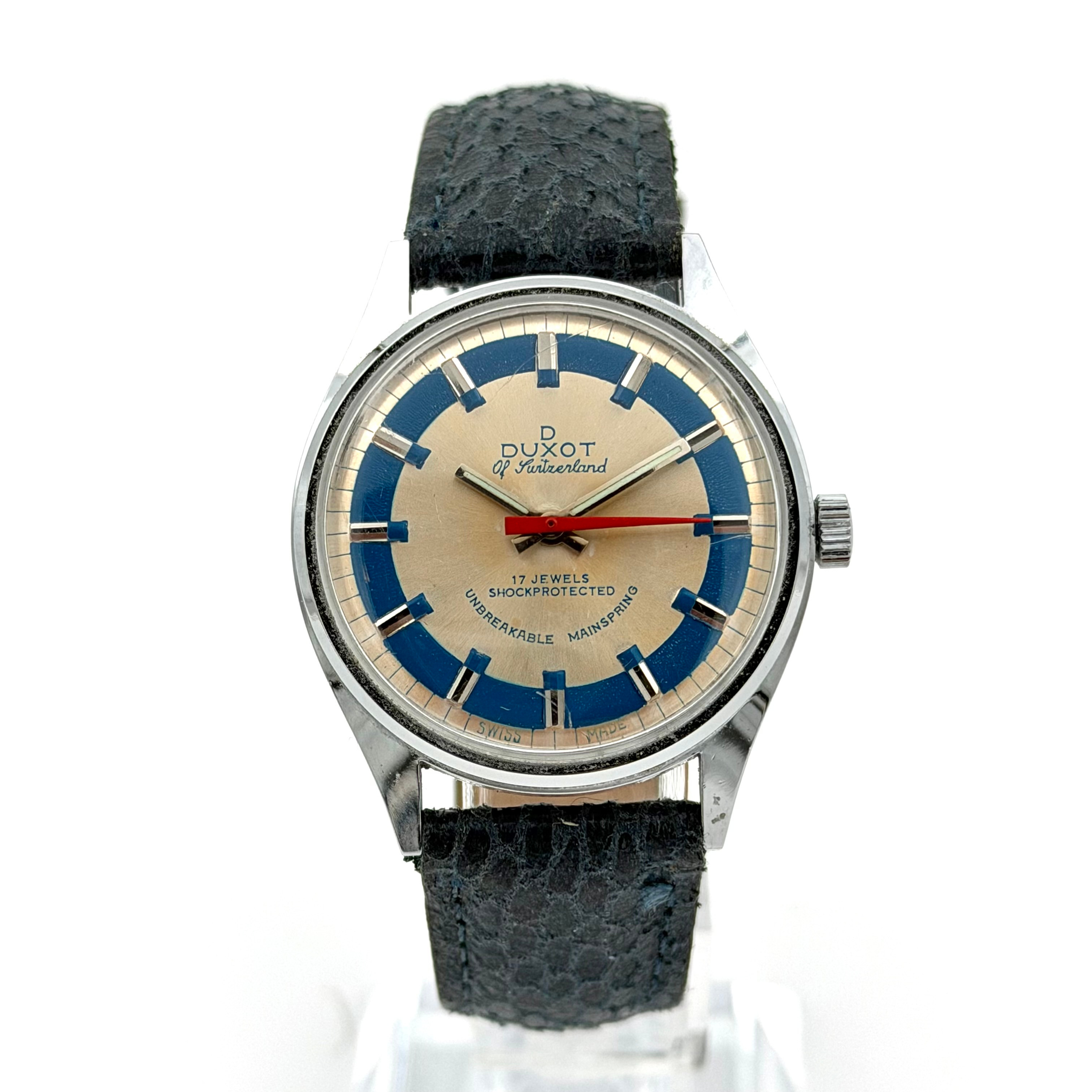 DUXOT, armbandsur, 1970-tal, manuell, stål.