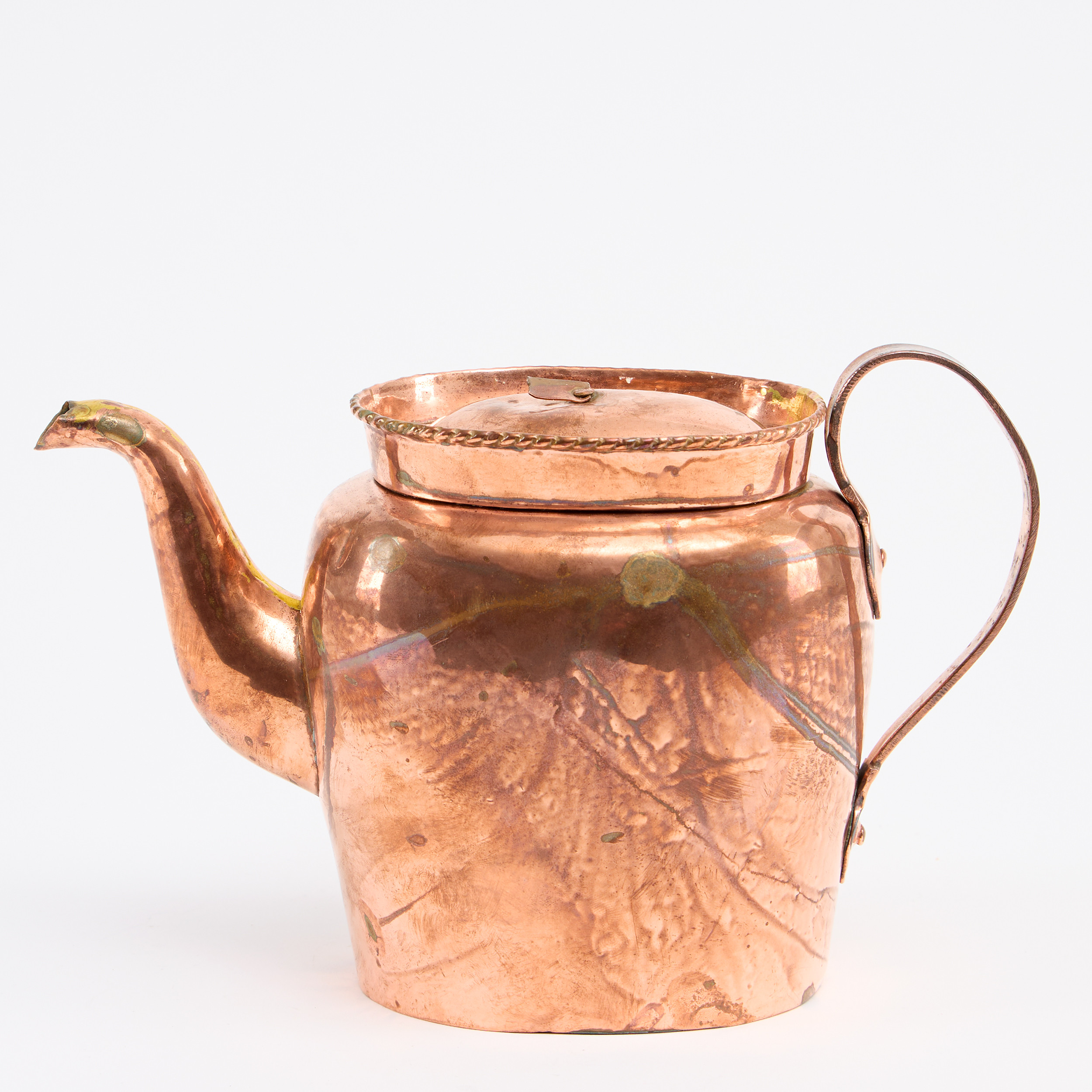 KAFFEKANNA Danmark tidigt 1800-tal koppar.