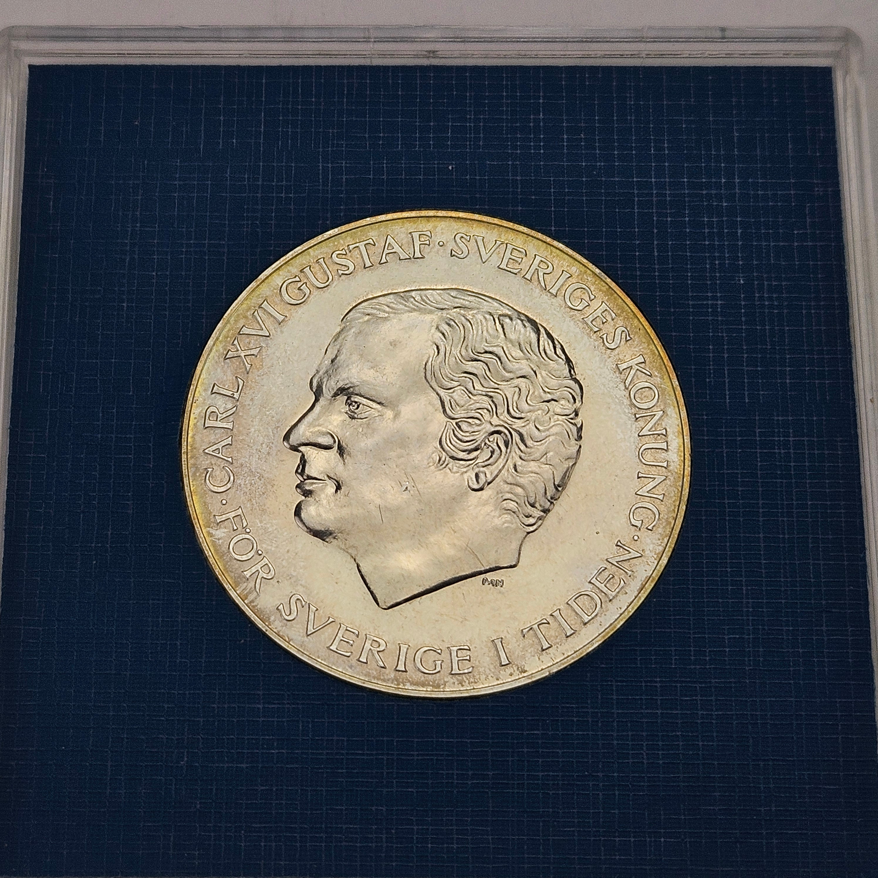MYNT, silver, 92,5%, Carl XVI Gustaf, Sverige 1980.