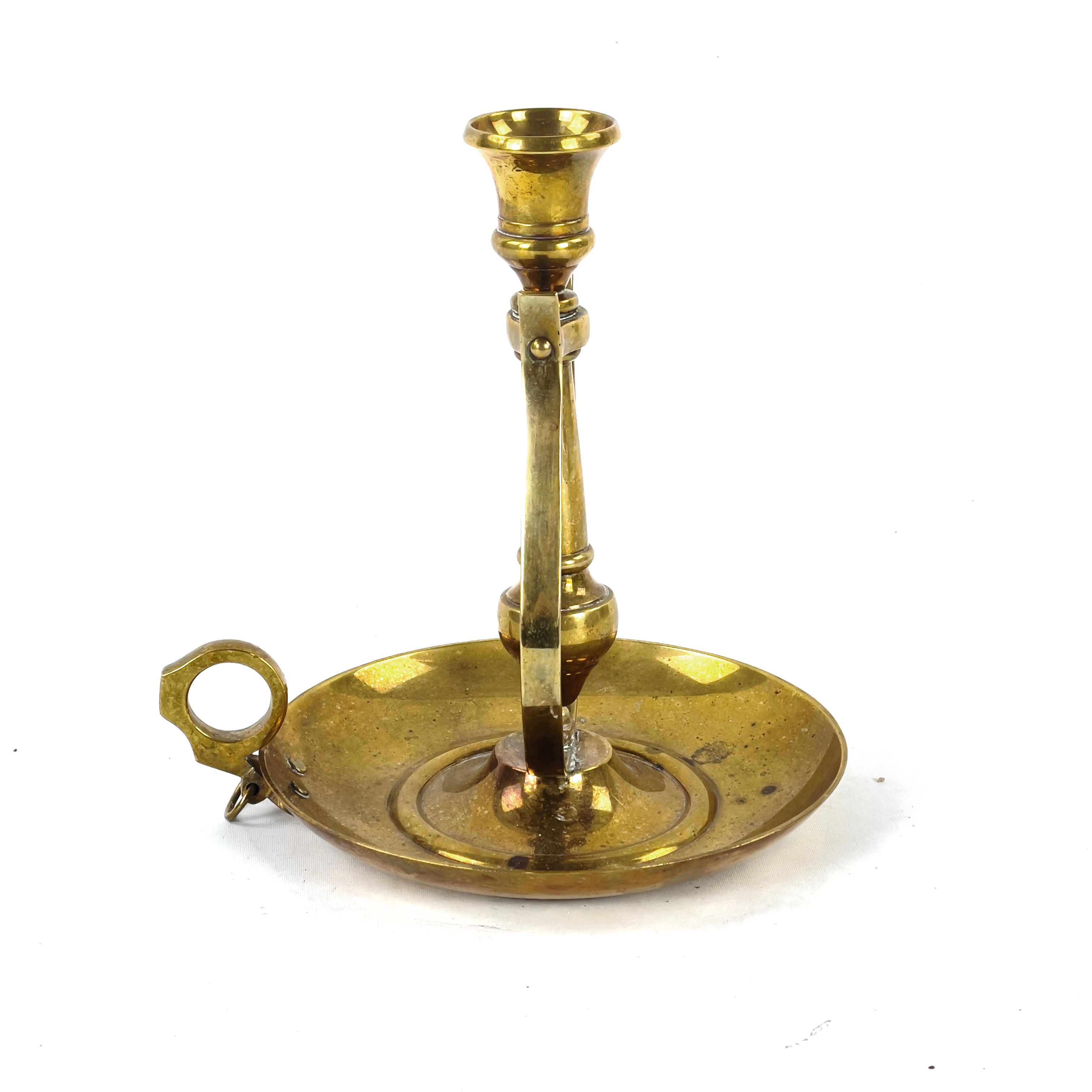 SKEPPSLJUSSTAKE. Mässing, Grillby Metallfabrik, 1900-tal.