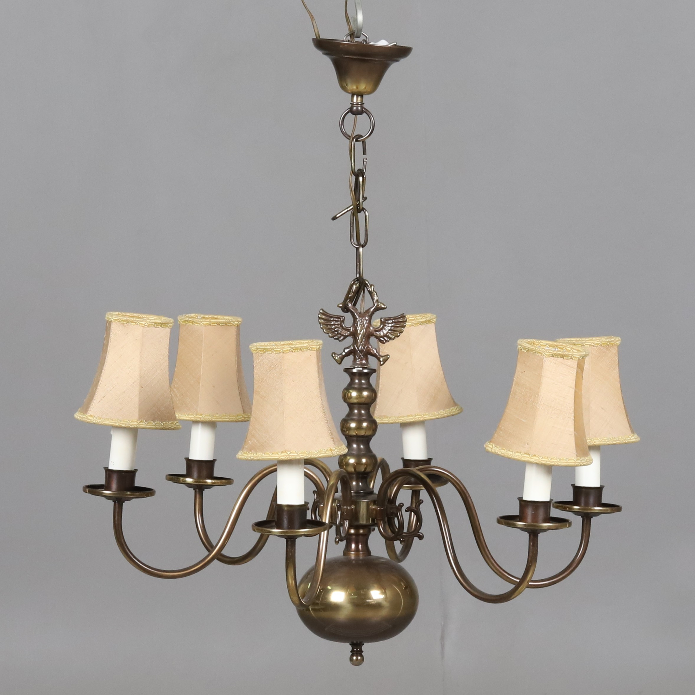 TAKKRONA. Malm/mässing, barockstil, 1900-tal.