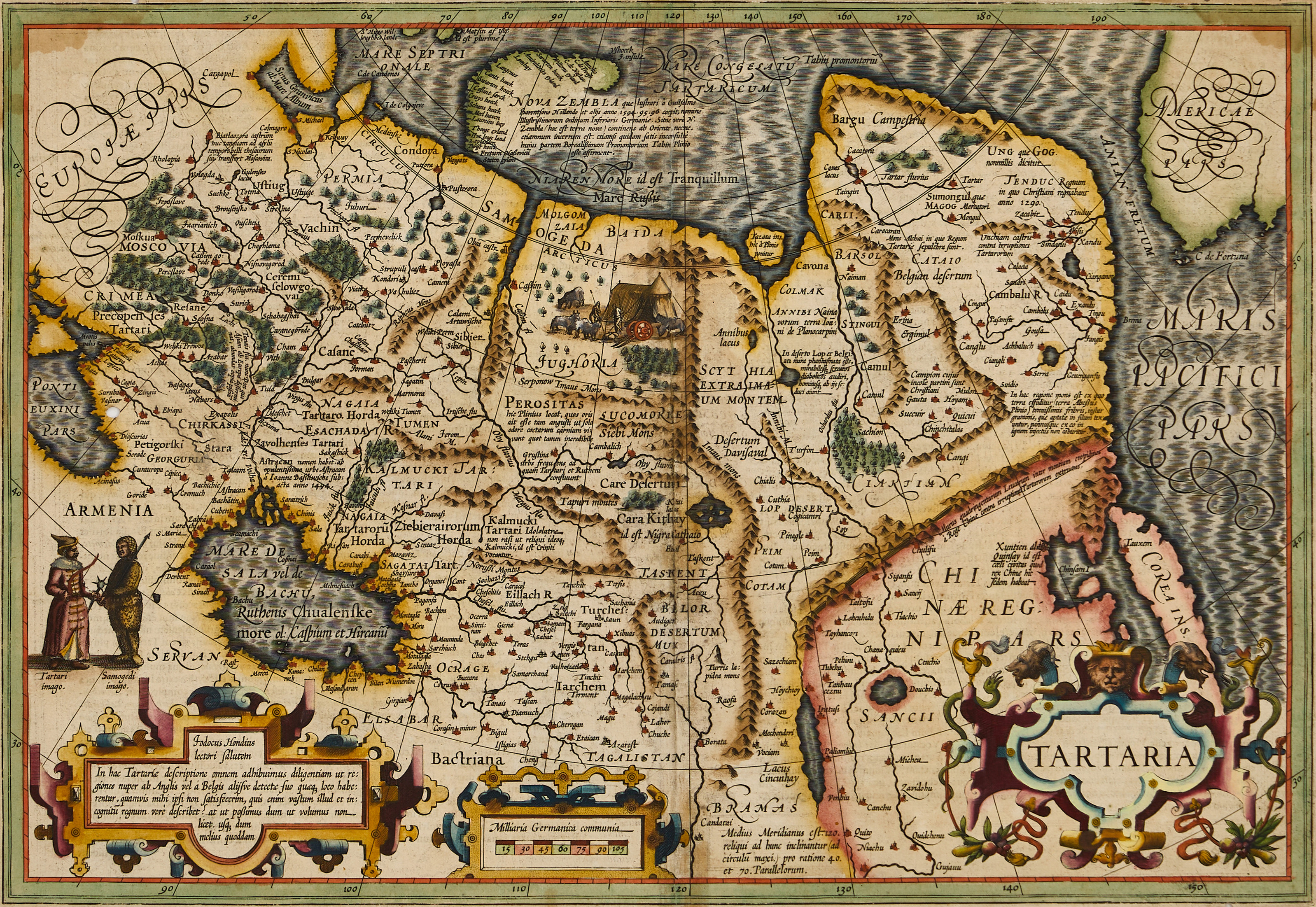 HONDIUS, Tartaria, 1611-1612.
