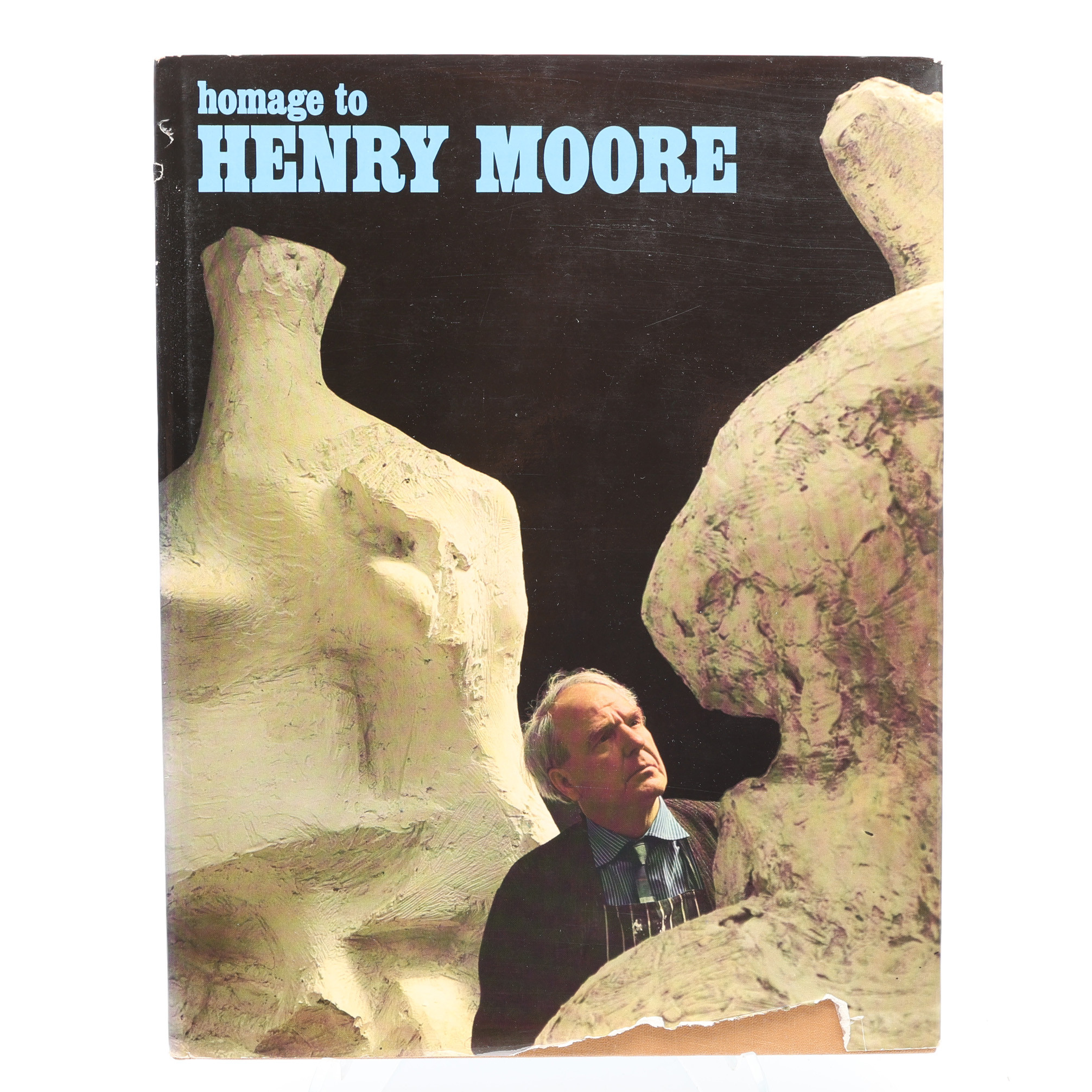 MODERNISM. HOMAGE TO HENRY MOORE 1972 MED ORIGINALLITOGRAFI.
