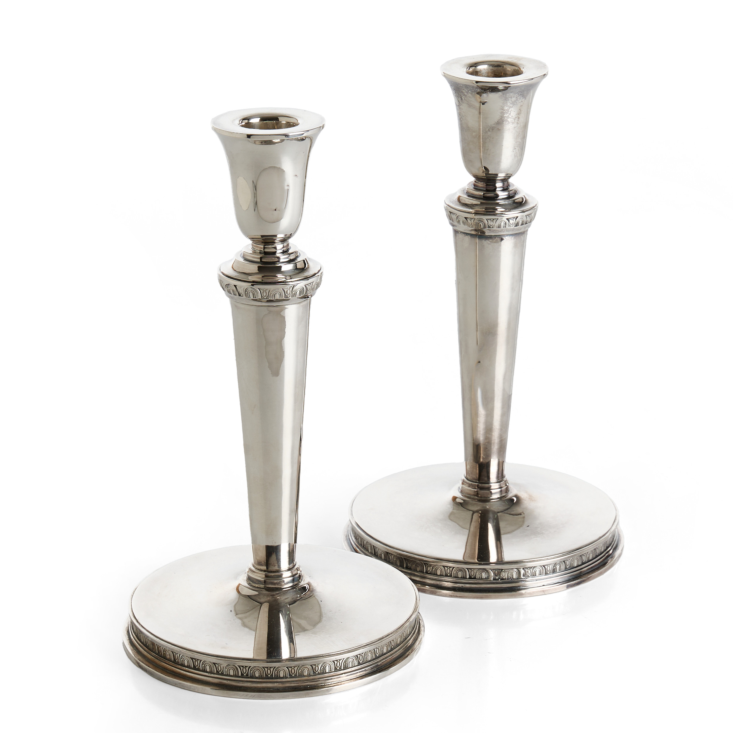 ERIK RÅSTRÖM , ljusstakar 1 par, silver, CG Råström, 1973, silver.