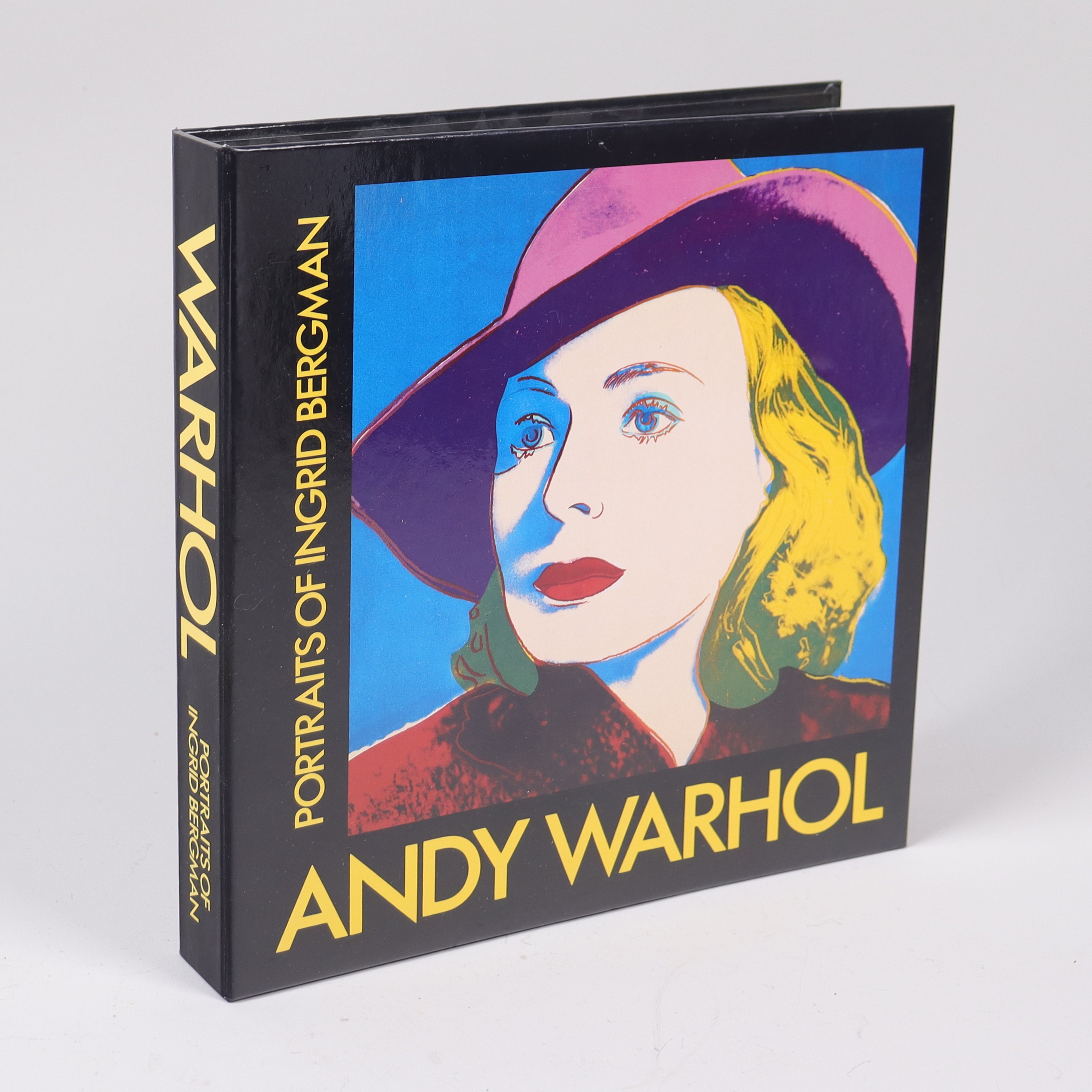 ANDY WARHOL. bok, "Portraits of Ingrid Bergman", Edition Galerie Börjeson.