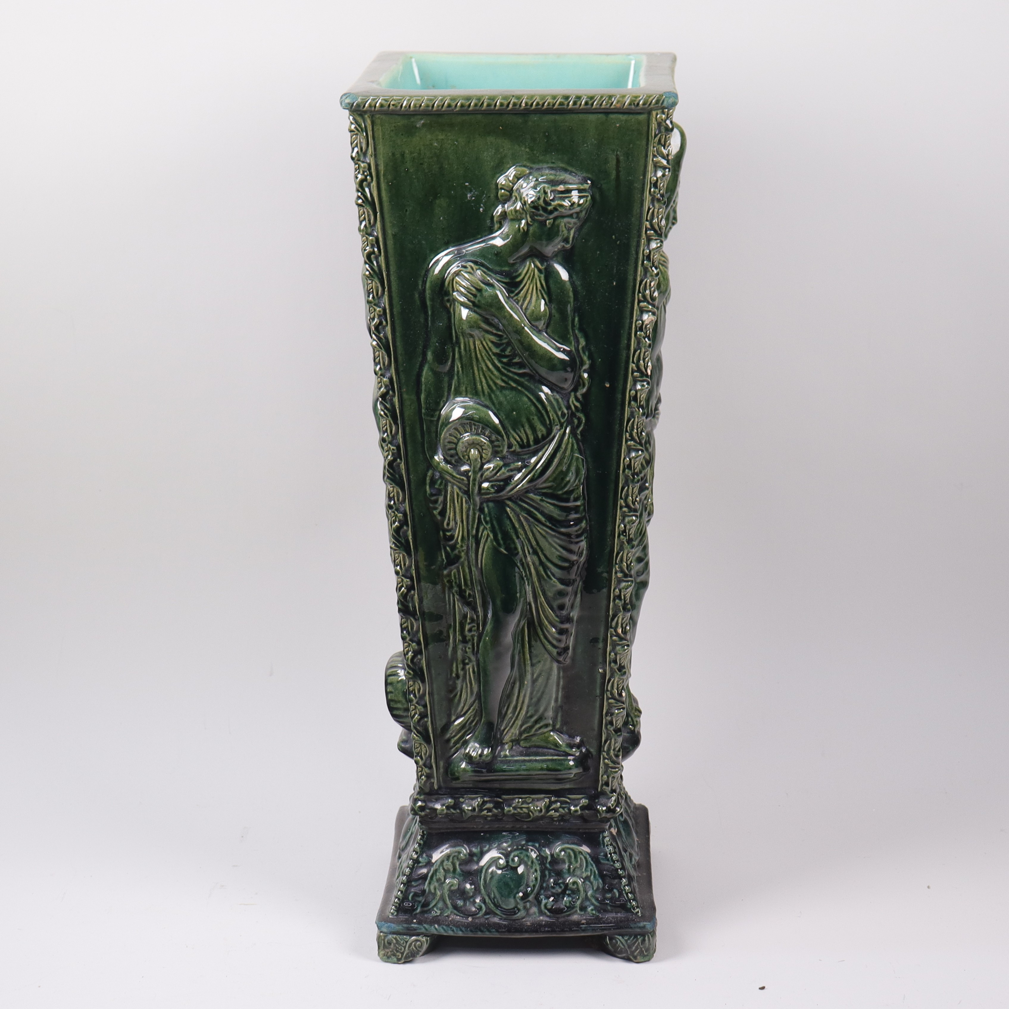 PARAPLYSTÄLL, Höganäs, glaserat stengods, 1800-talets andra hälft.