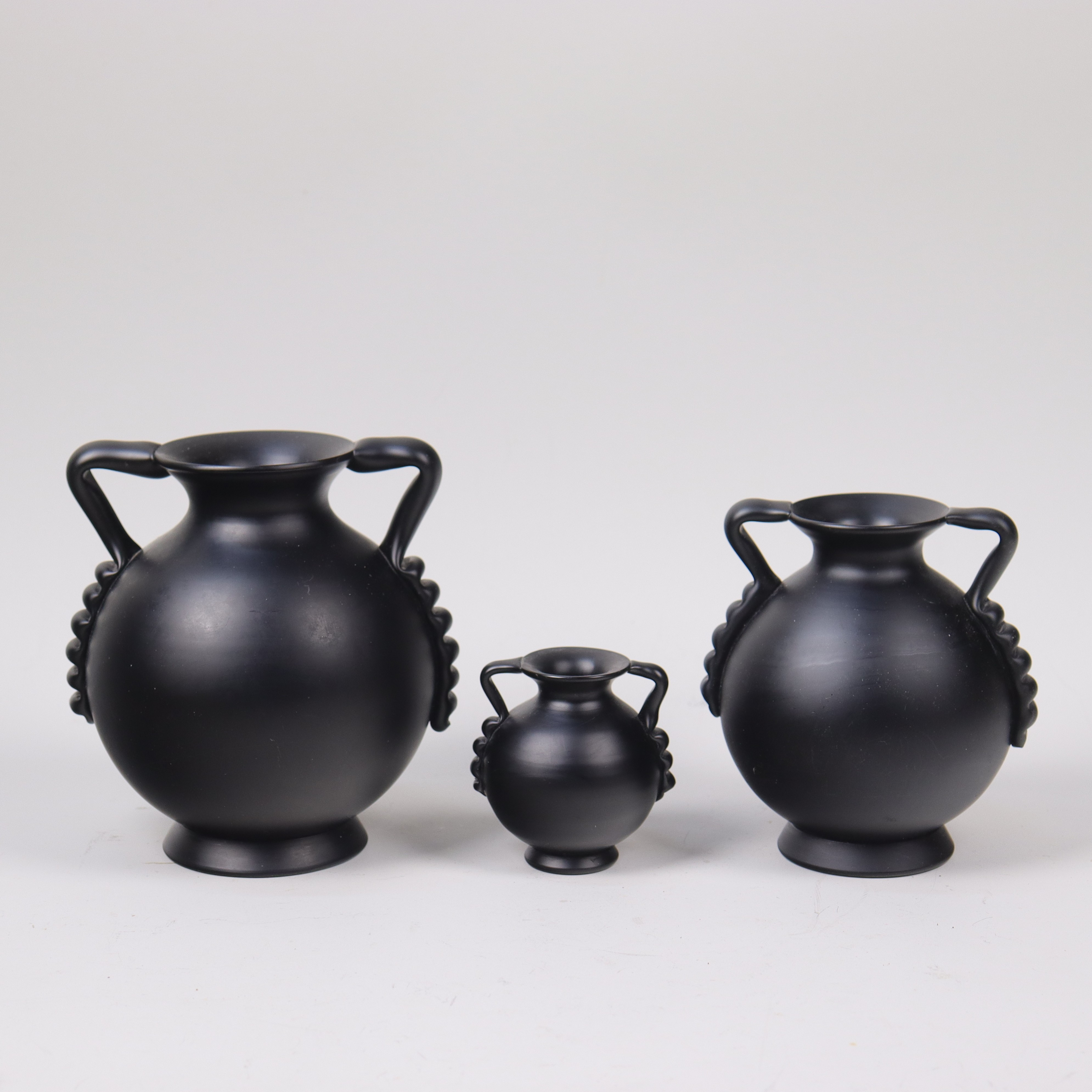EDVIN OLLERS. vaser, Engshyttan, Nybro, glas, 1900-talets mitt.