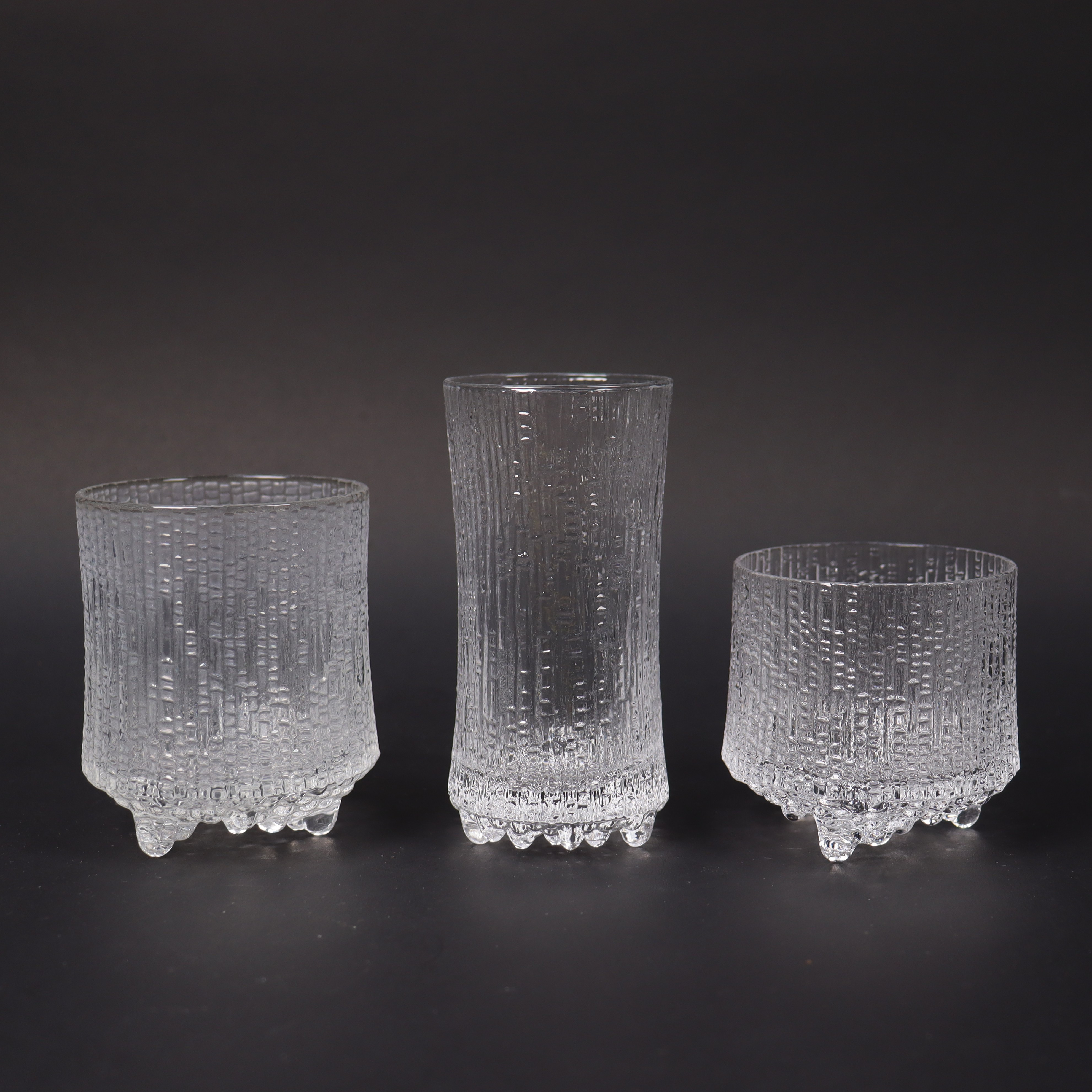 TAPIO WIRKKALA. "Ultima Thule", 18 delar, Iittala, Finland, glasservis.